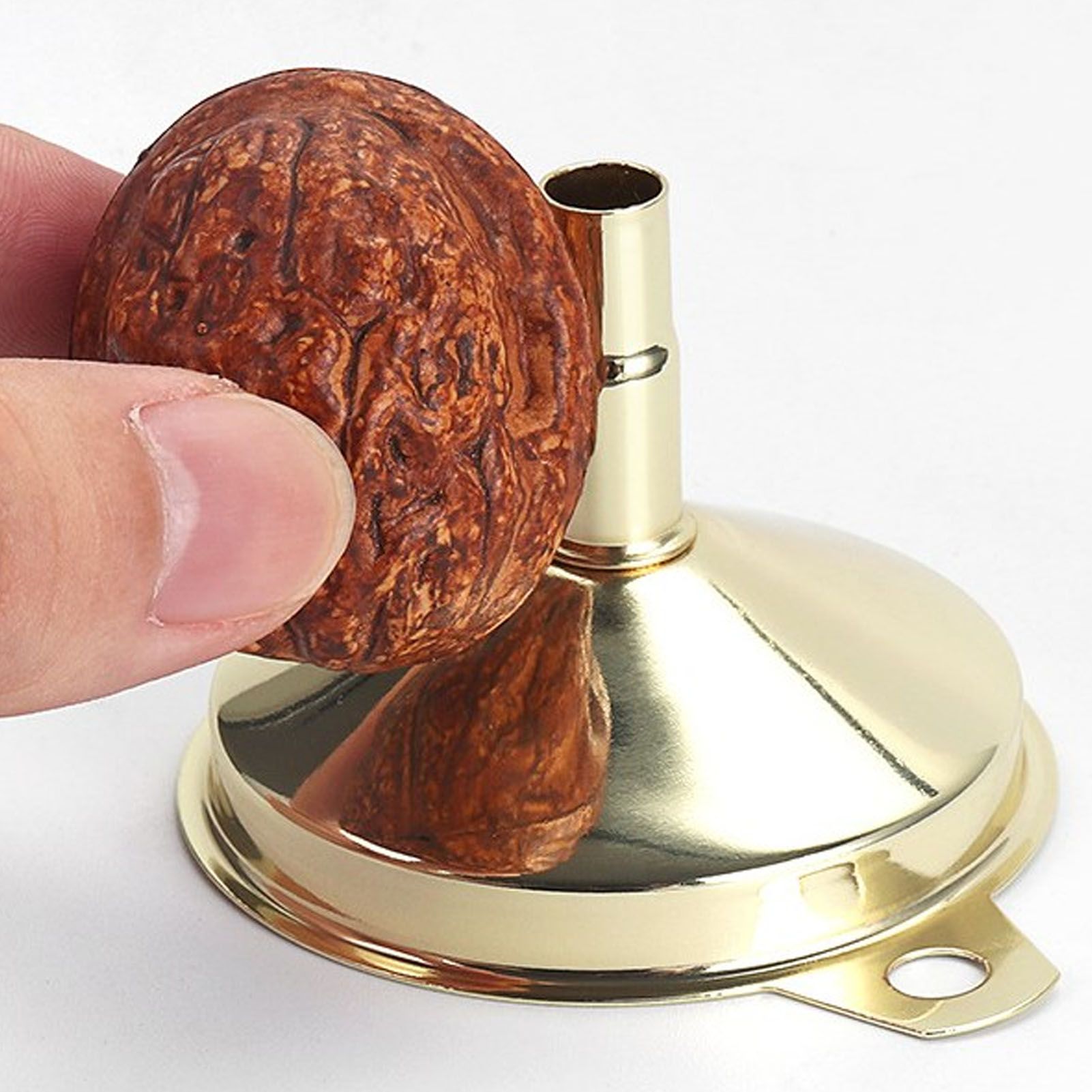 Kitchen Funnel 304 Stainless Steel Gold Plated Taper Mirror Polishing Oil Wine view 12