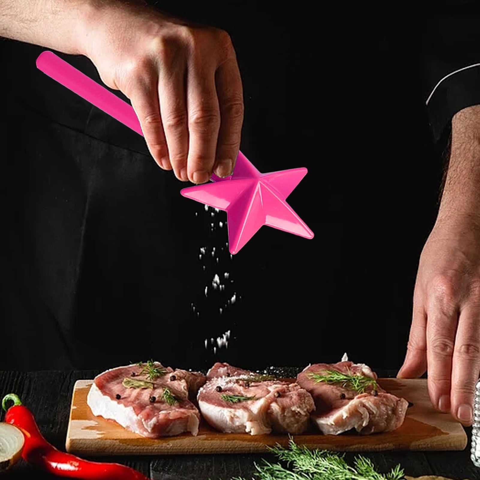 Salt and Pepper Shaker Wand ABS 3 Holes Refillable Spice Tool Seasoning Shaker view 12