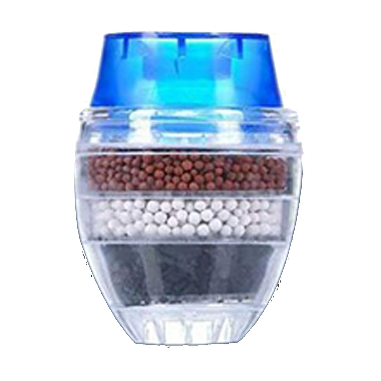 Faucet Mount Filter Blue Water Filter Multi Layer Efficient Water Saving Easy view 2