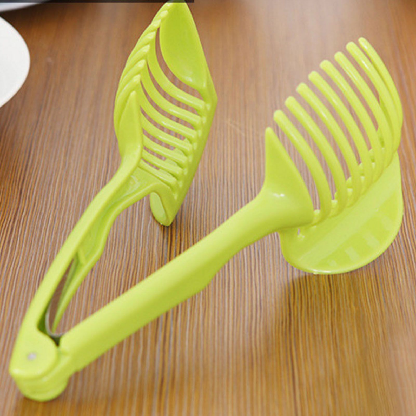Tomato Slicing Holder ABS Multipurpose Handheld Round Fruit Tong Onion Holder view 15