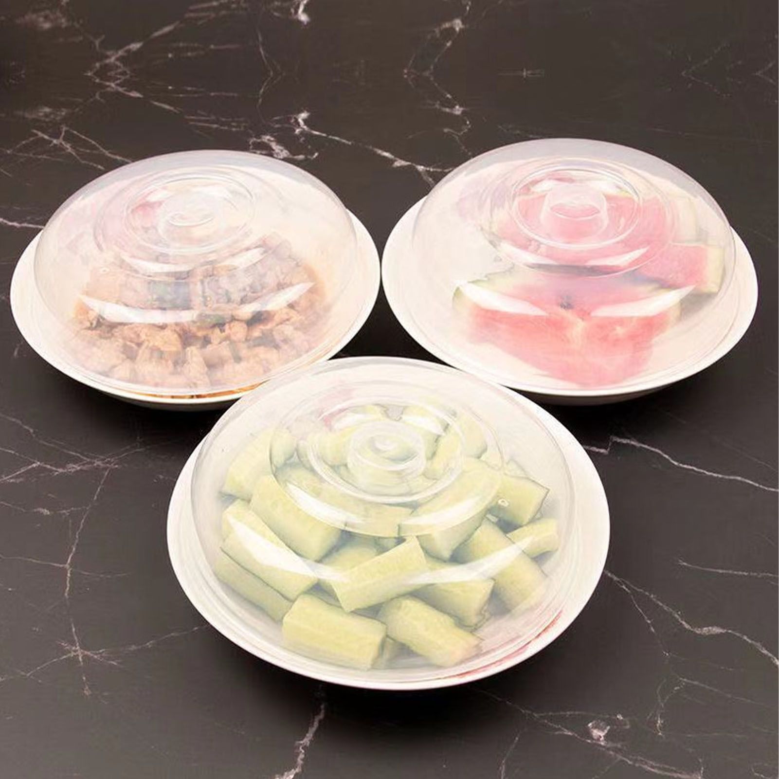 Microwave Safe Cover Dish Lid Plate Lid for Heating Food Heat Resistant view 10