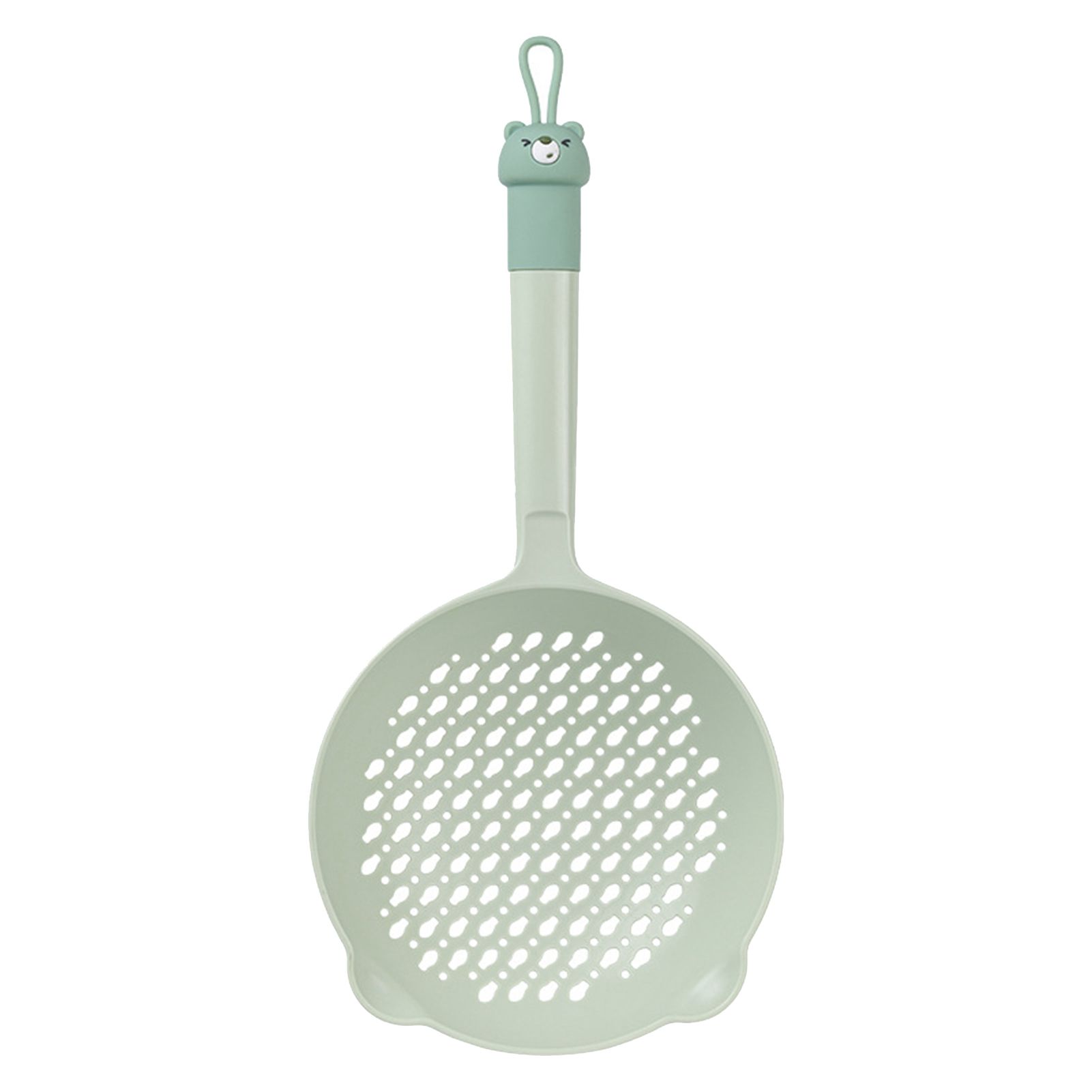 Ladle Fine Mesh Strainer Durable Nylon PVC Handle Heat Resistant Large