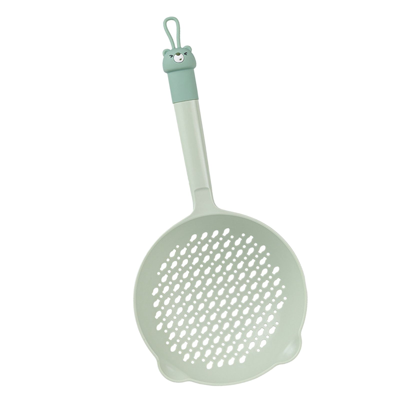 Ladle Fine Mesh Strainer Durable Nylon PVC Handle Heat Resistant Large view 2