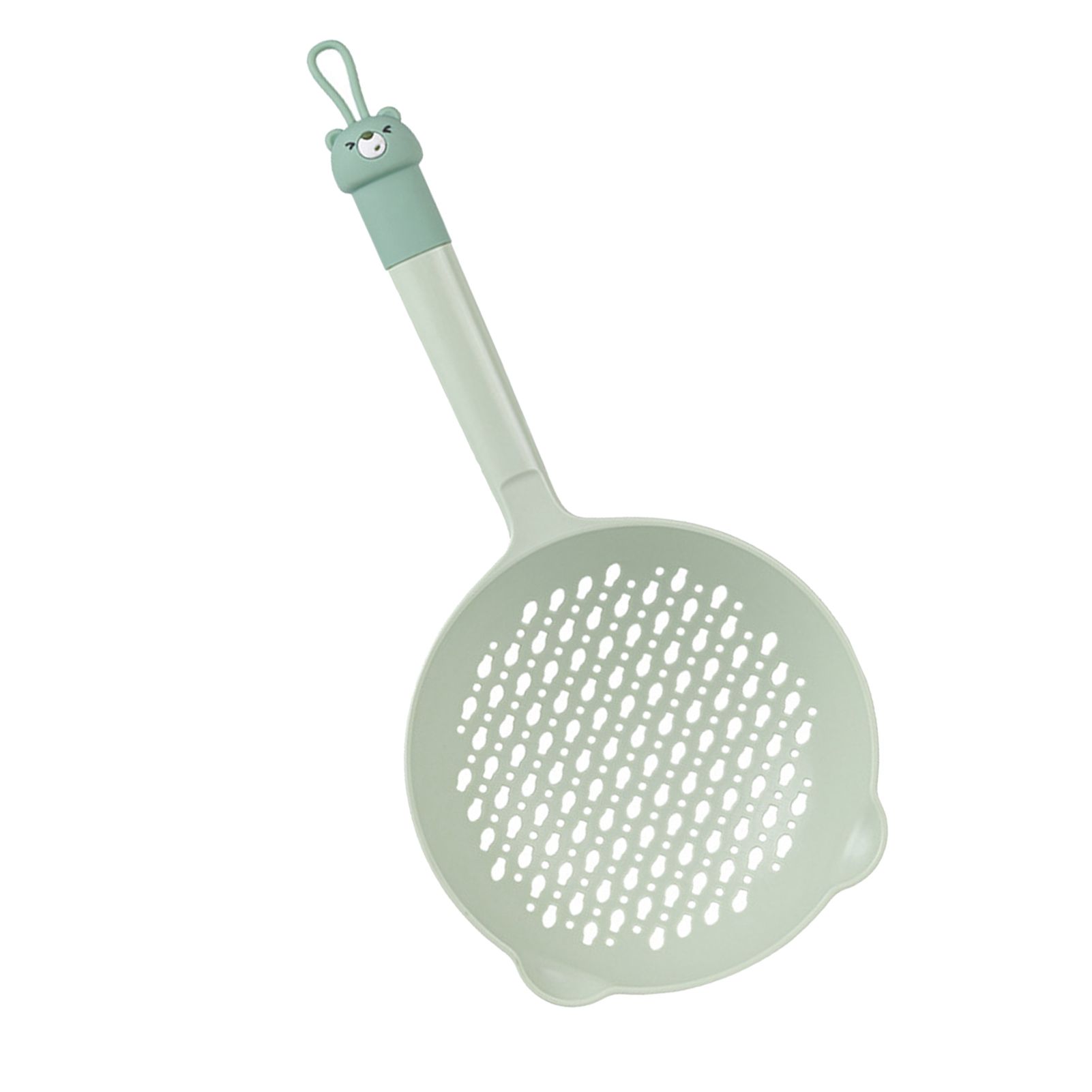 Ladle Fine Mesh Strainer Durable Nylon PVC Handle Heat Resistant Large view 3