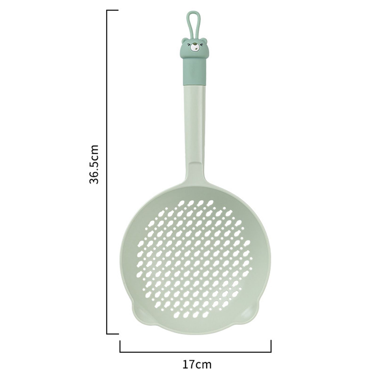 Ladle Fine Mesh Strainer Durable Nylon PVC Handle Heat Resistant Large view 10