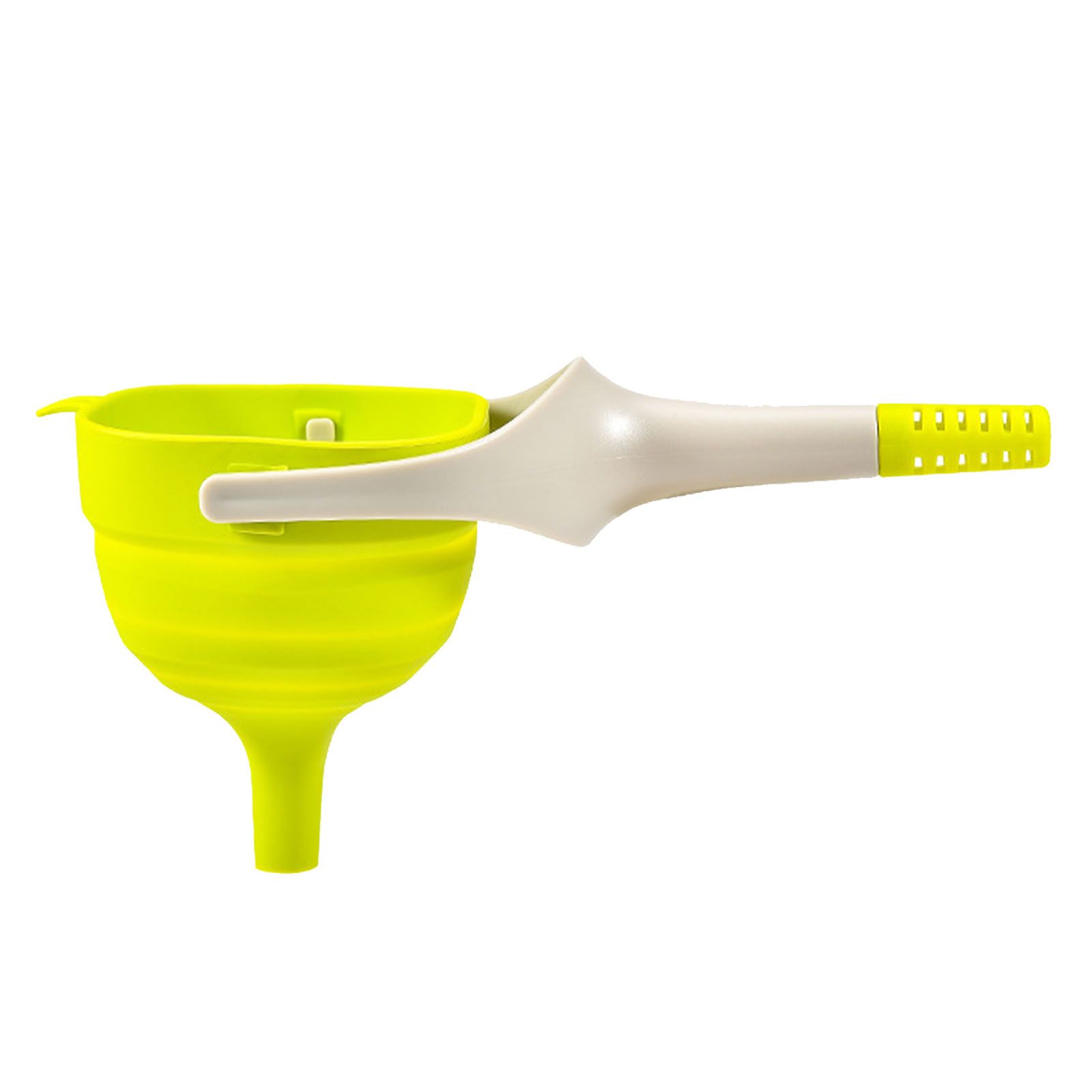 Kitchen Funnel Foldable Silicone Funnel Dispenser 4.1in Wide Mouth Handheld — image 1