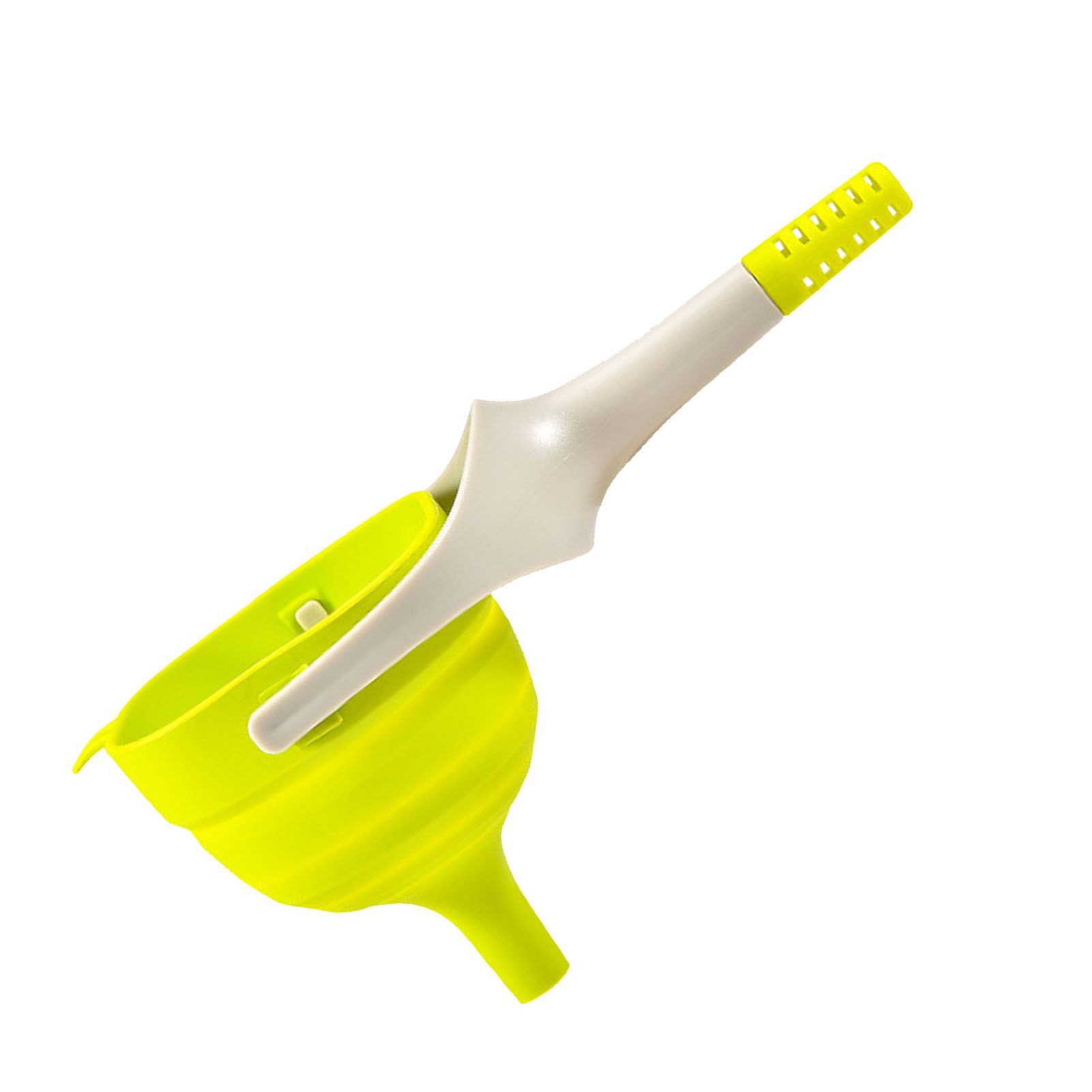 Kitchen Funnel Foldable Silicone Funnel Dispenser 4.1in Wide Mouth Handheld view 3