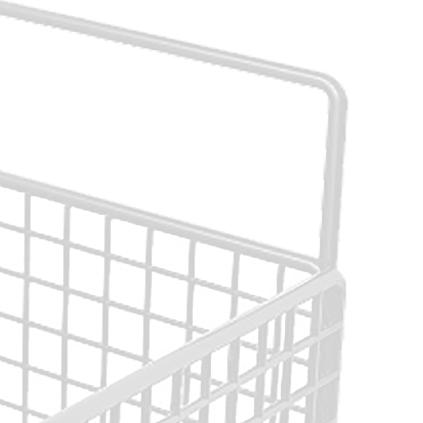 Wall Mounted Storage Basket No Drilling Adhesive Metal Wire Hanging Basket for view 9