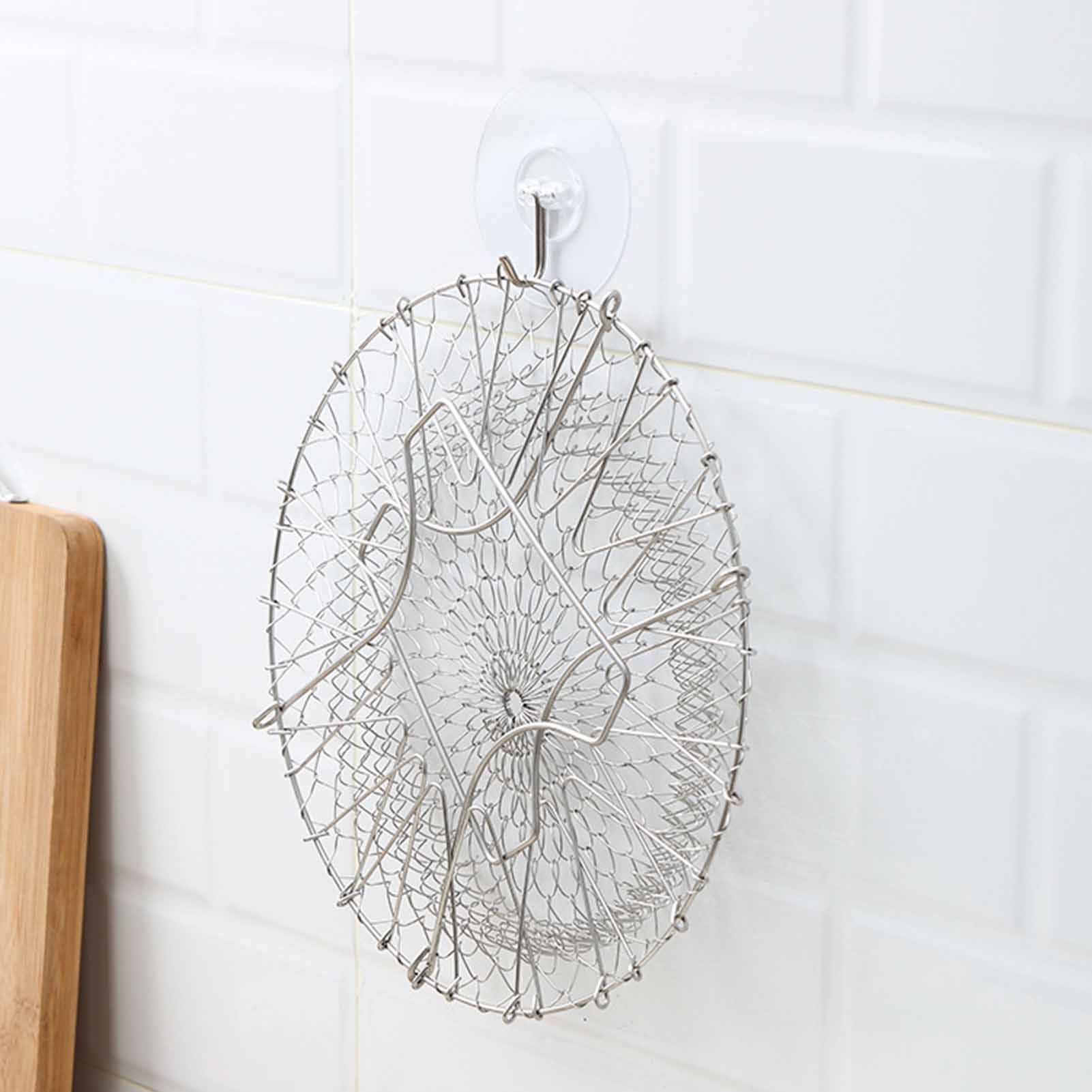 Stainless Steel Frying Basket Foldable Moderate Mesh Density Versatile Cooking view 14