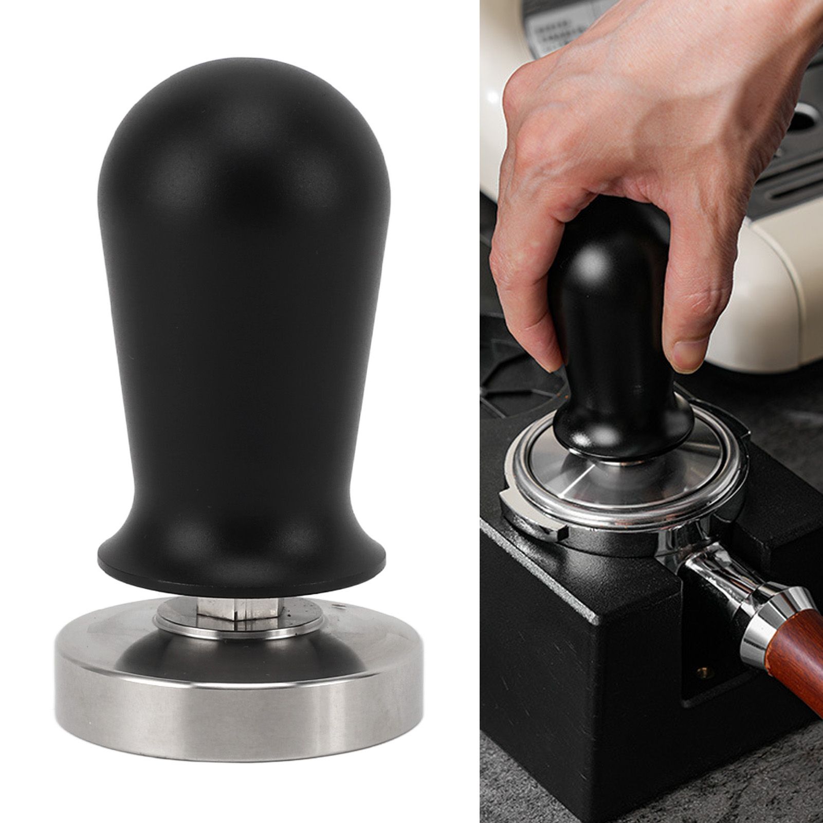 304 Stainless Steel Tamper for Coffee Grounds Precise Tamping Reusable Coffee view 11