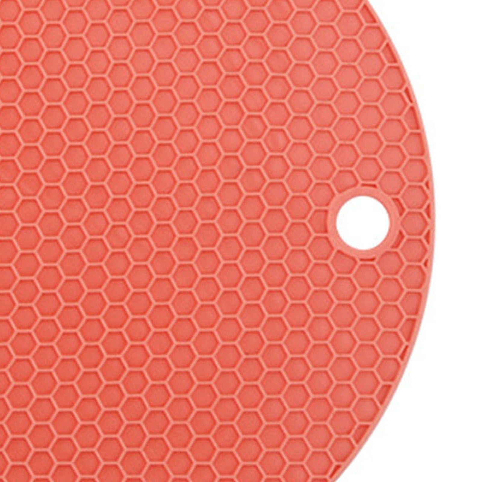 Heat Resistant Mat Silicone Slip Proof Round 17cm Heat Insulation Pad for view 10