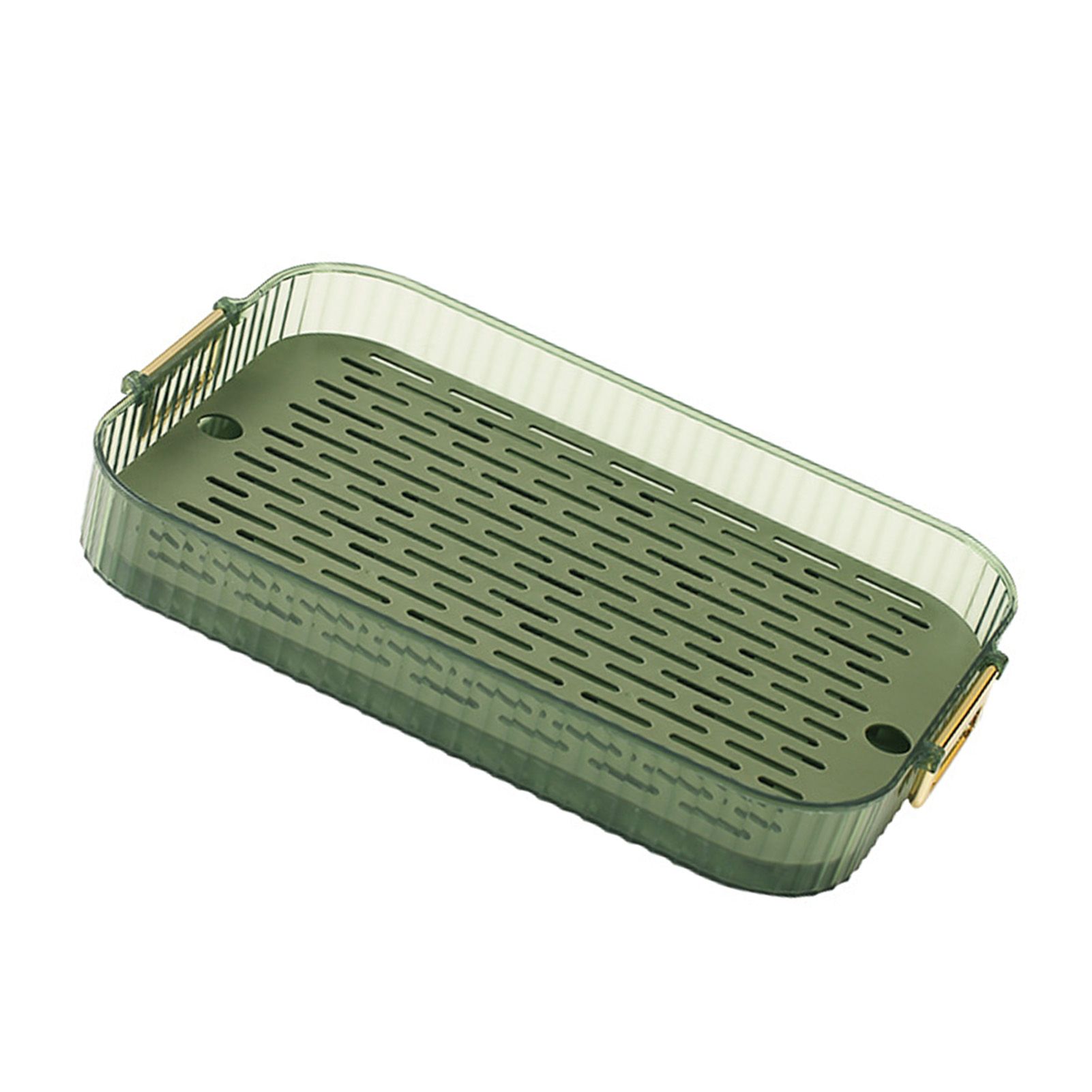 Dish Drain Tray Multipurpose Innovative Light Luxury Double Layers Efficient view 2