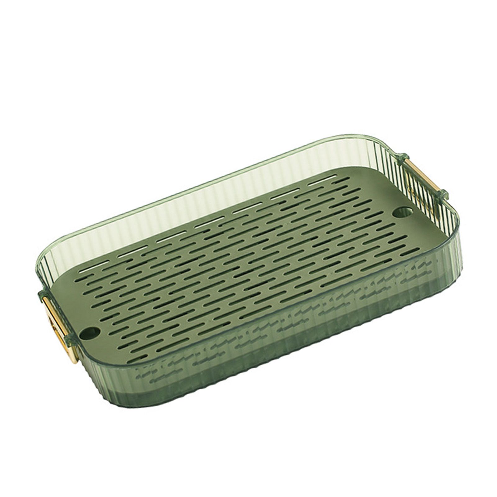 Dish Drain Tray Multipurpose Innovative Light Luxury Double Layers Efficient view 3