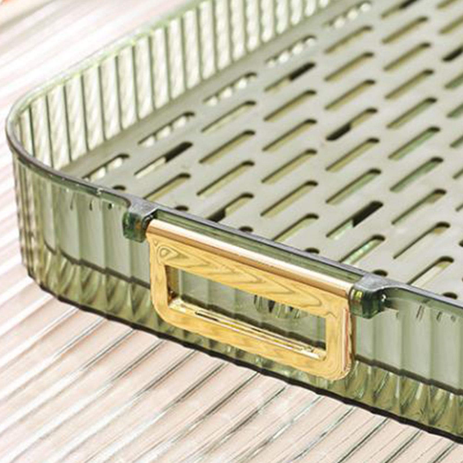 Dish Drain Tray Multipurpose Innovative Light Luxury Double Layers Efficient view 7