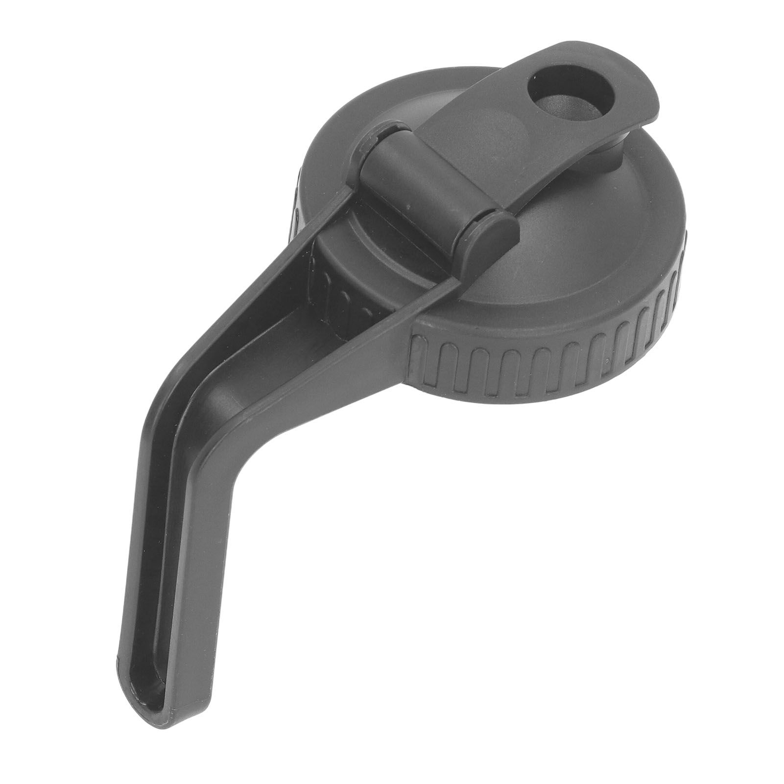 Pour Spout Lid Black Flip Cap Lid Sealing Plastic Wide Mouth Lid with Handle view 10