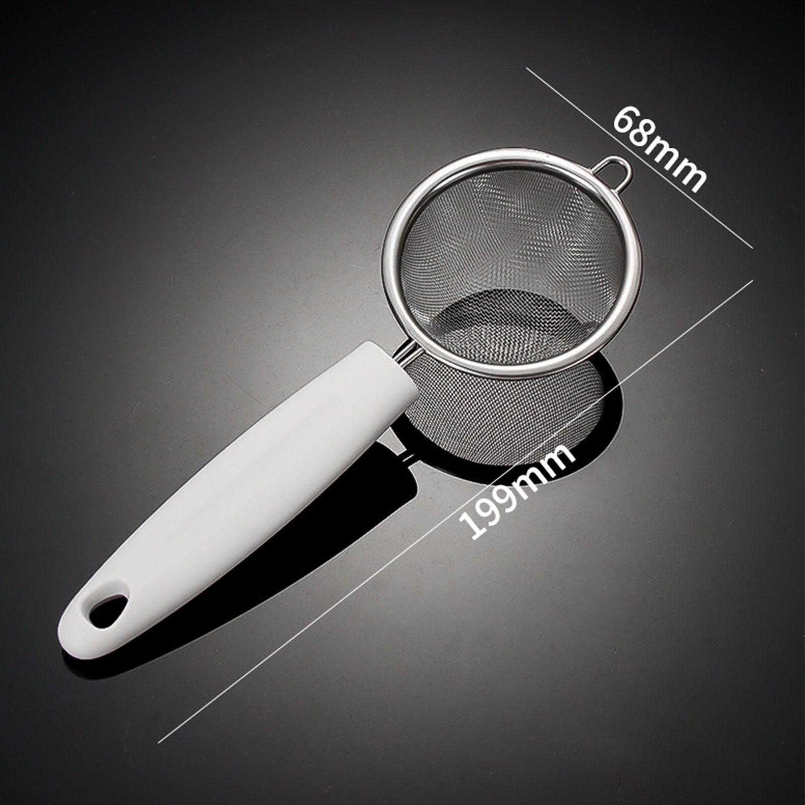 Fine Mesh Skimmer Spoon Stainless Steel Fine Mesh Food Strainer Kitchen Frying view 13