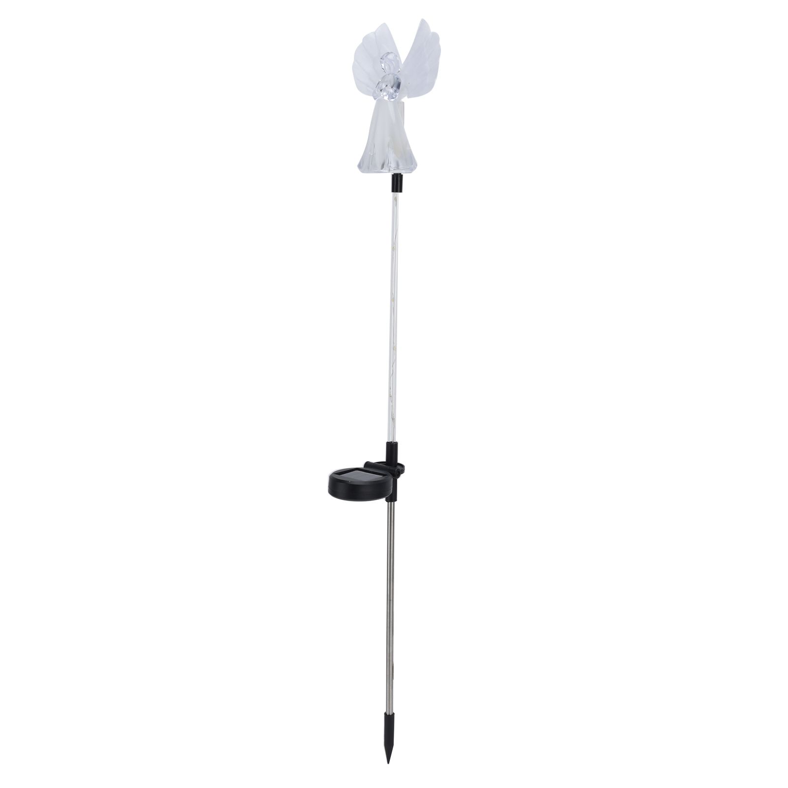 Solar Light LED Angel Shape Decorative Lamp with Colorful Light for Outdoor