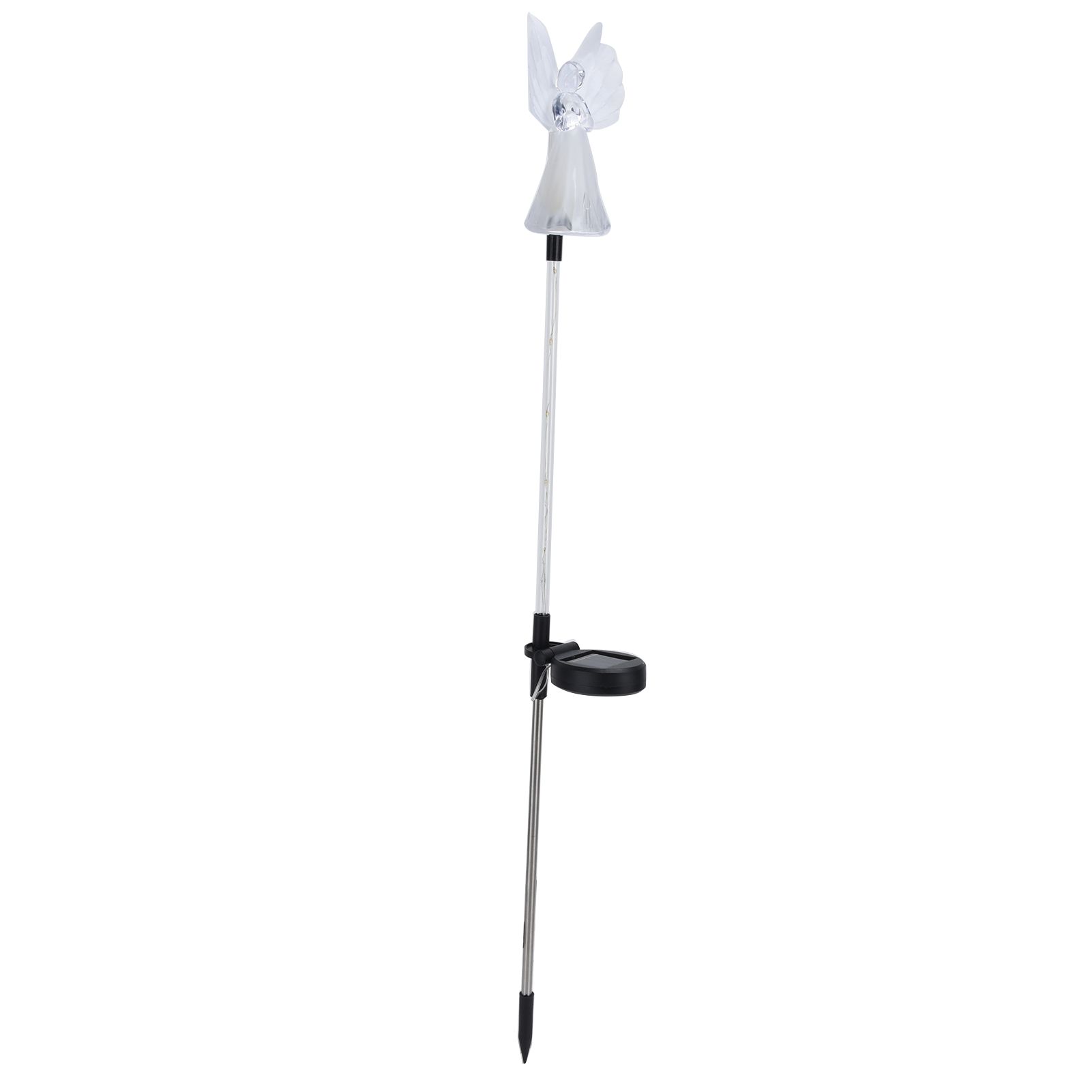 Solar Light LED Angel Shape Decorative Lamp with Colorful Light for Outdoor view 7