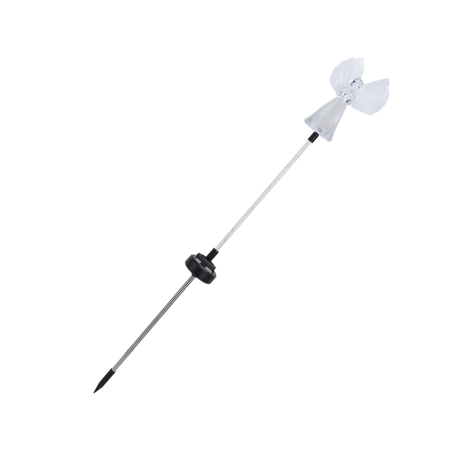 Solar Light LED Angel Shape Decorative Lamp with Colorful Light for Outdoor view 8