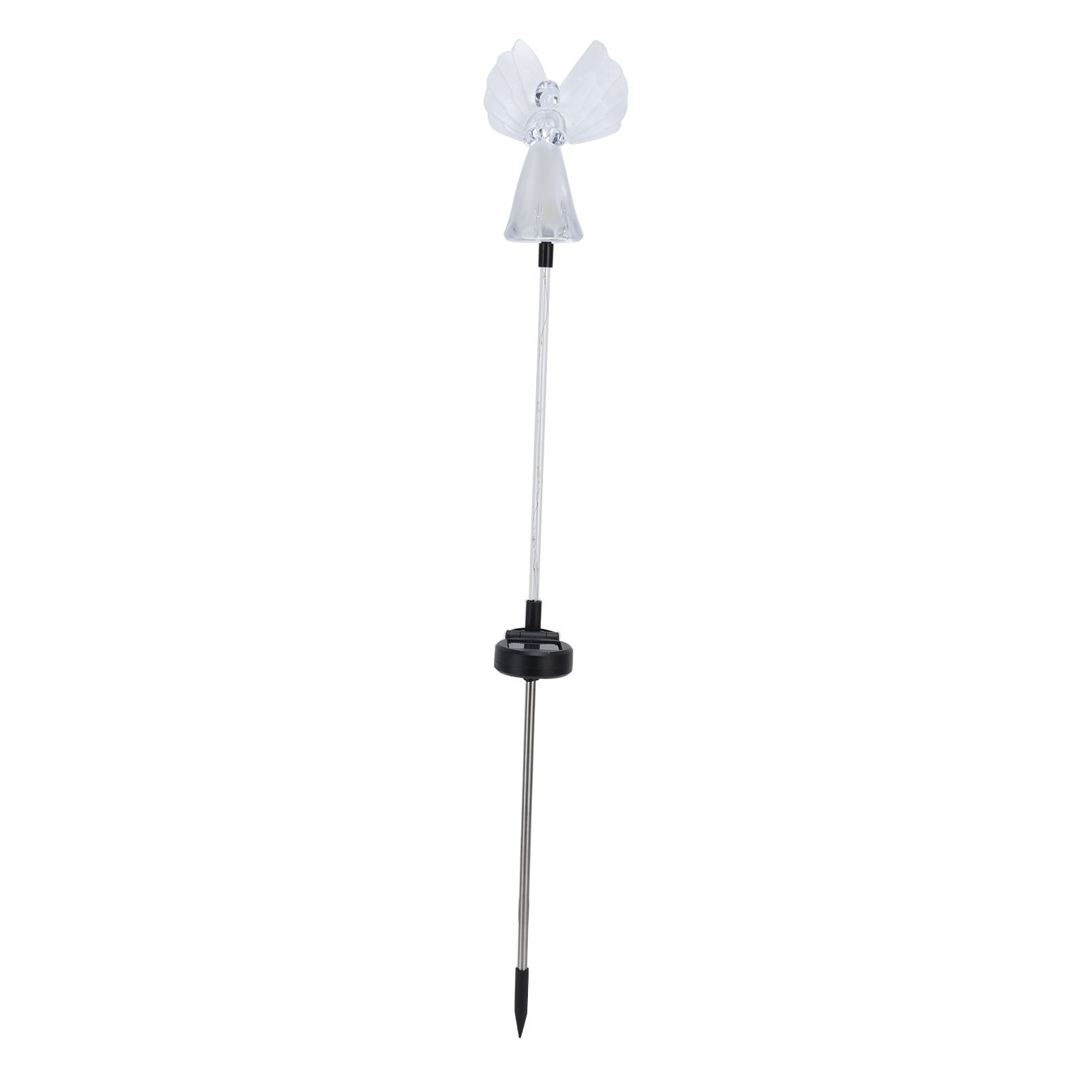 Solar Light LED Angel Shape Decorative Lamp with Colorful Light for Outdoor view 9