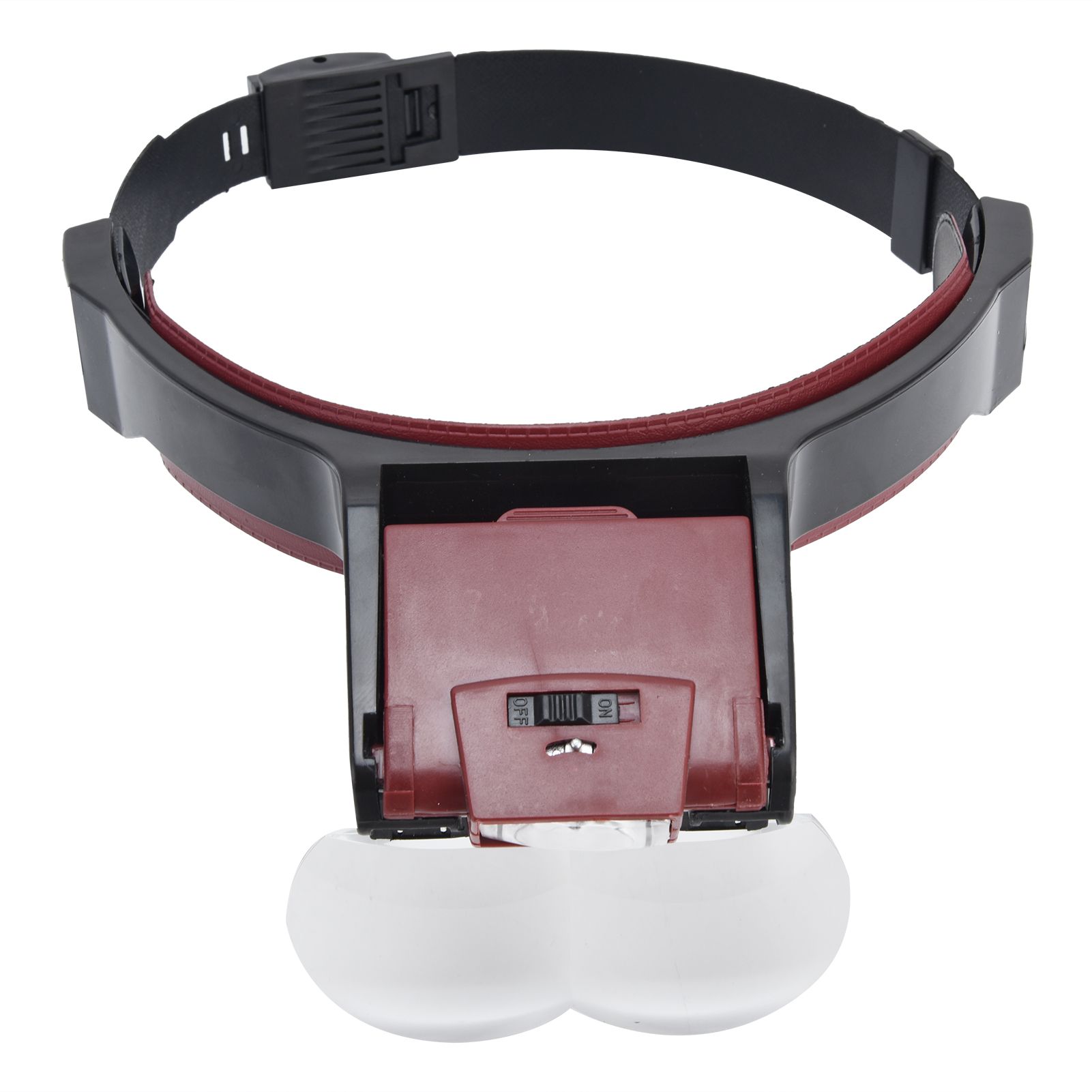 LED Head-mounted Jewelry Magnifying Glass Four Groups of Lenses Head-mounted view 4