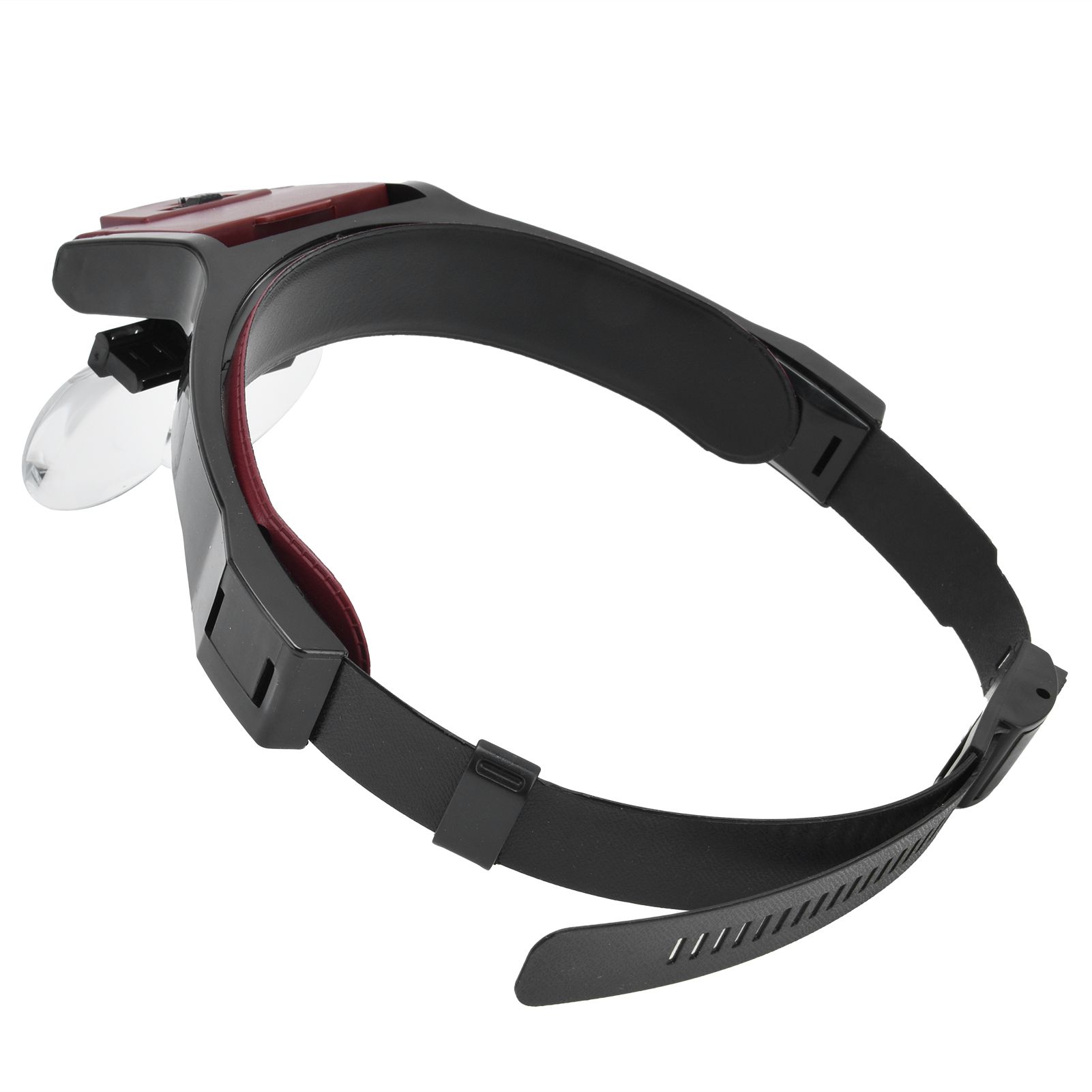 LED Head-mounted Jewelry Magnifying Glass Four Groups of Lenses Head-mounted view 5