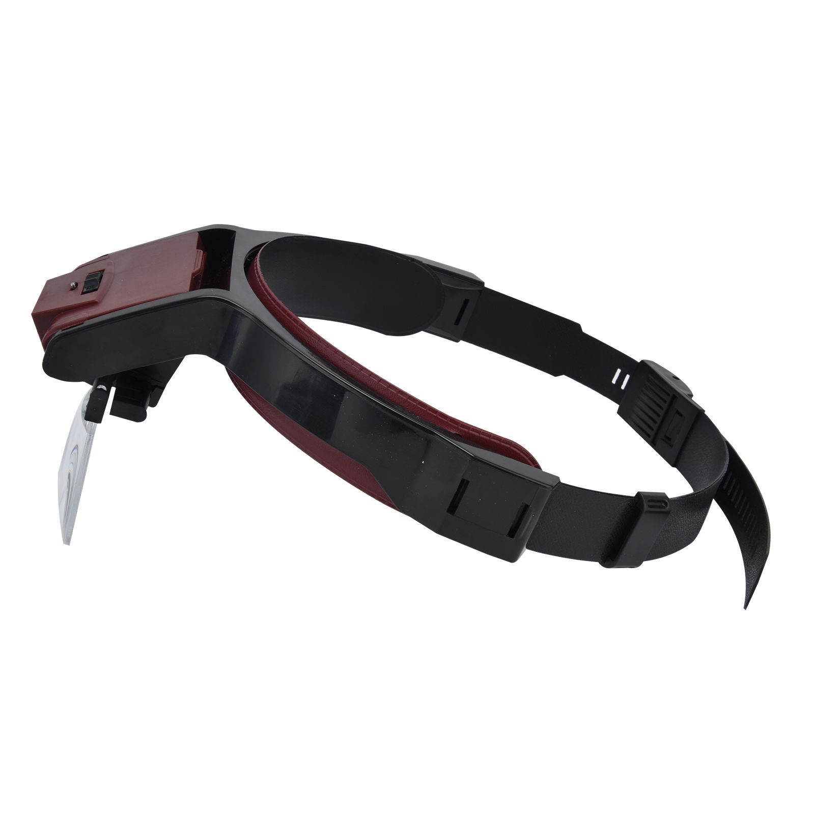LED Head-mounted Jewelry Magnifying Glass Four Groups of Lenses Head-mounted view 6