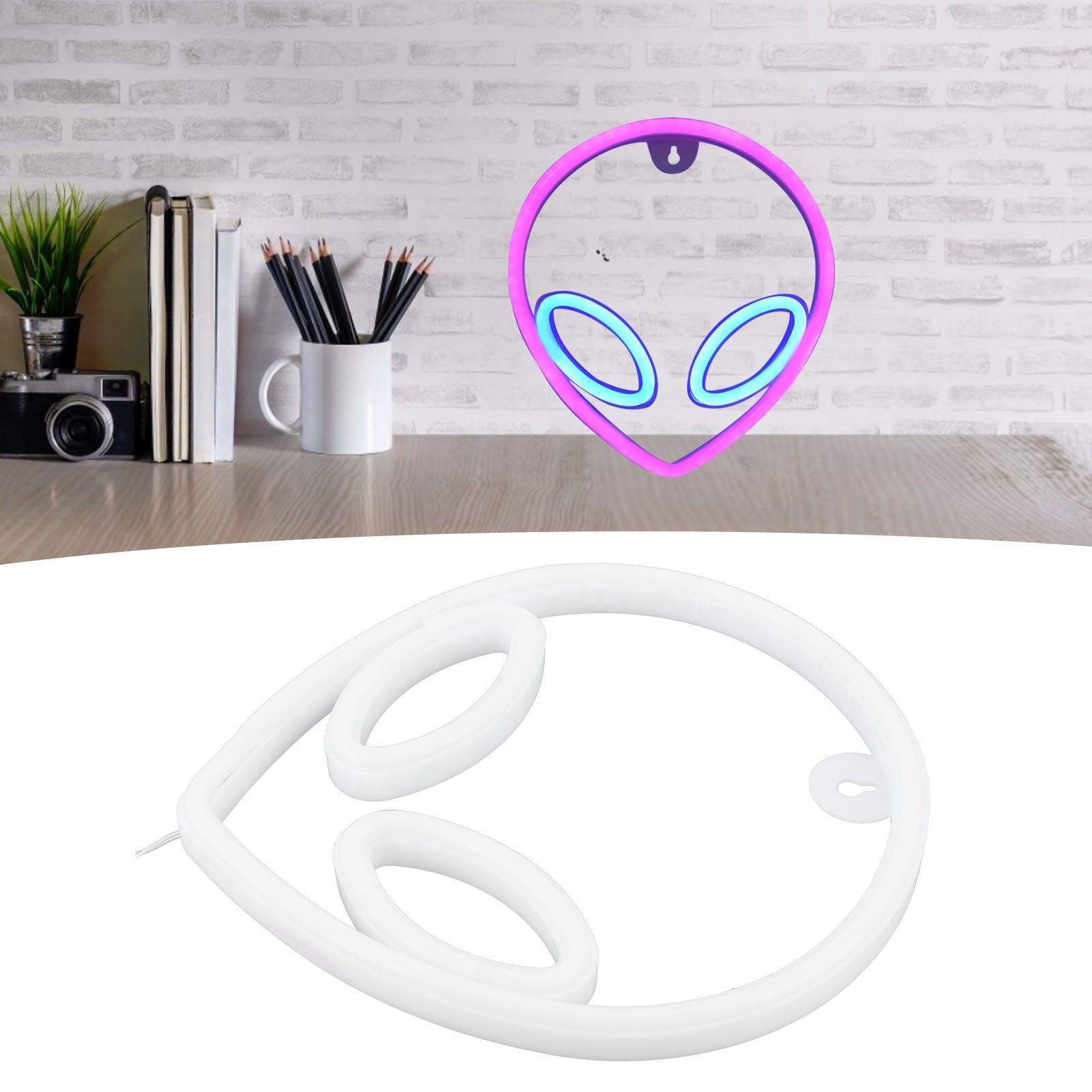 Unique Alien Neon Light Battery/USB Operated Decorative LED Neon Sign Wall view 11