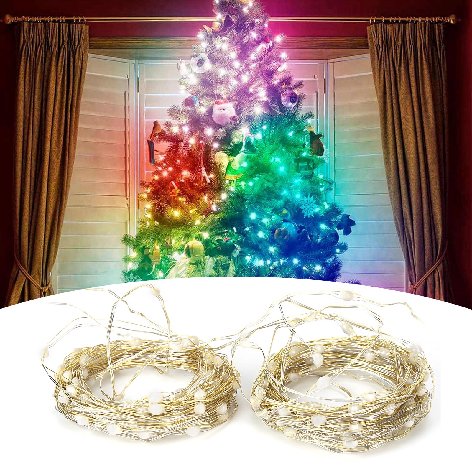 20m / 65.6ft 200LED String Light Phone APP Bluetooth Control Music Sync view 11