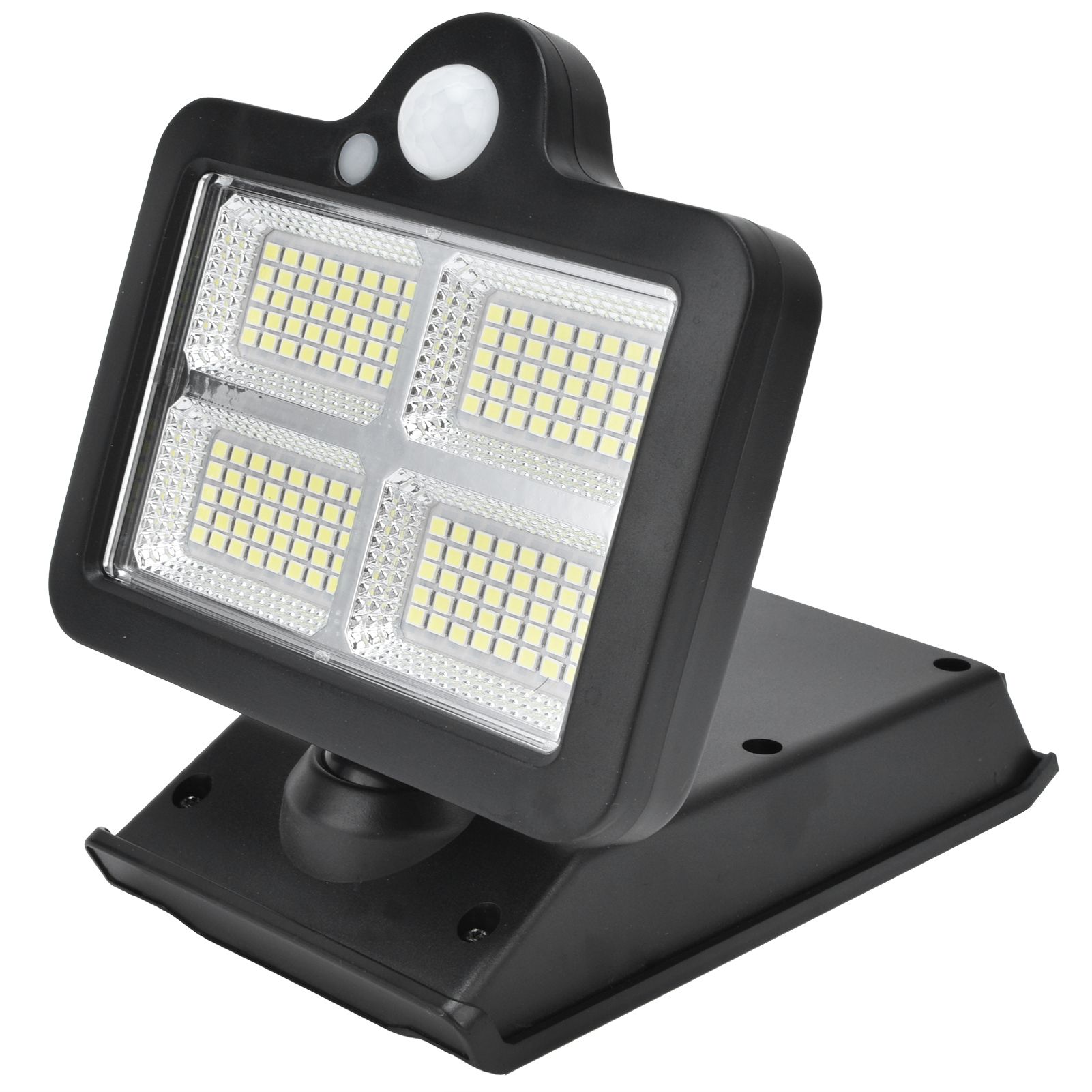 Solar Body Induction Wall Light IP65 Waterproof 160LED Remote Control Street view 2