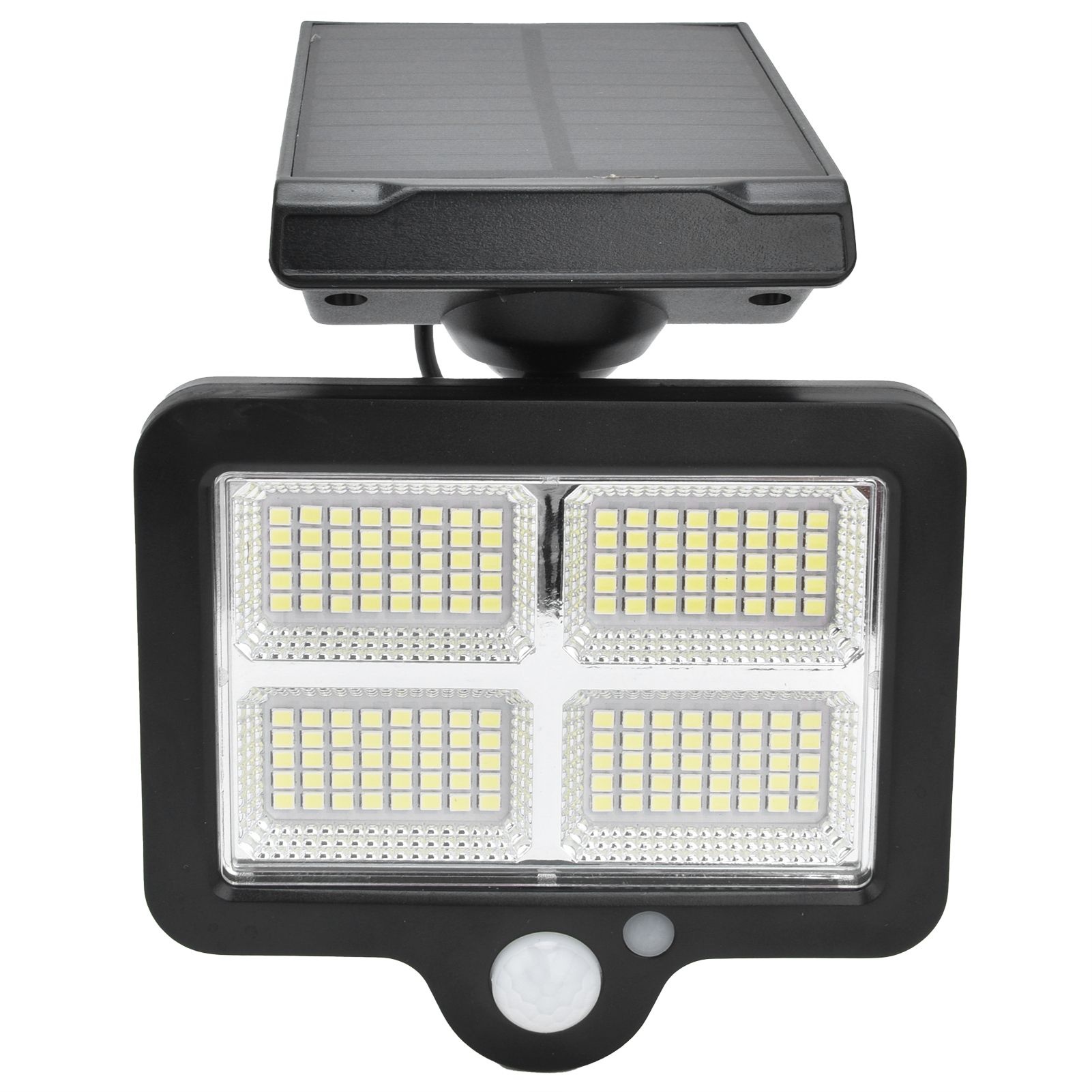Solar Body Induction Wall Light IP65 Waterproof 160LED Remote Control Street view 8