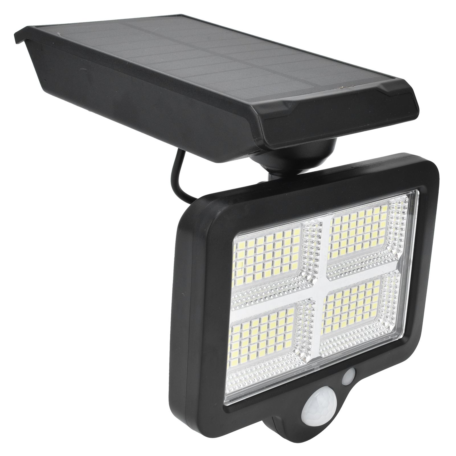 Solar Body Induction Wall Light IP65 Waterproof 160LED Remote Control Street view 9