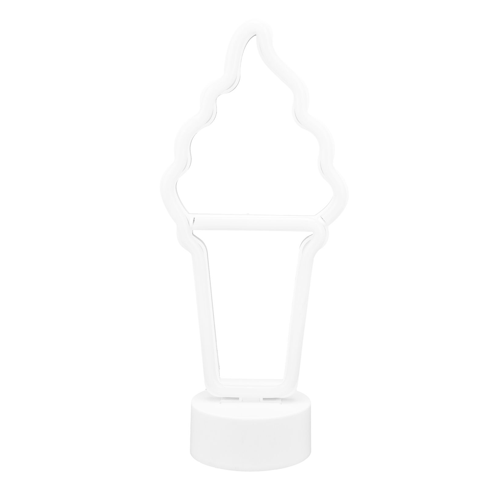 Ice Cream Shape LED Neon Sign Decorative Neon Sign with Base for Baby Room Bar view 2