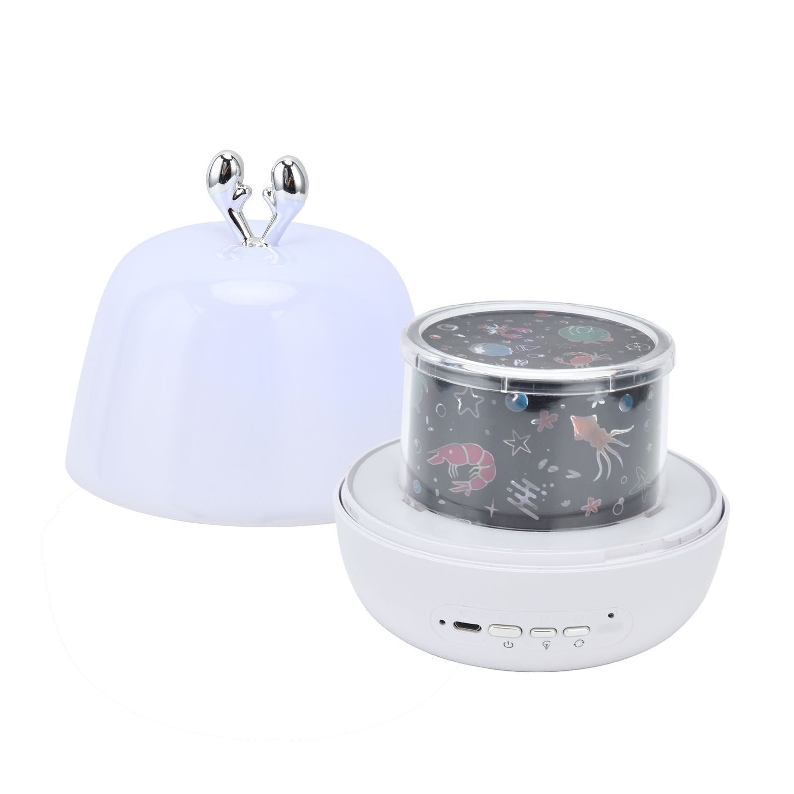 LED Light Projector Gift 3‑Color 360° Rotatable Star Light with Film for view 10