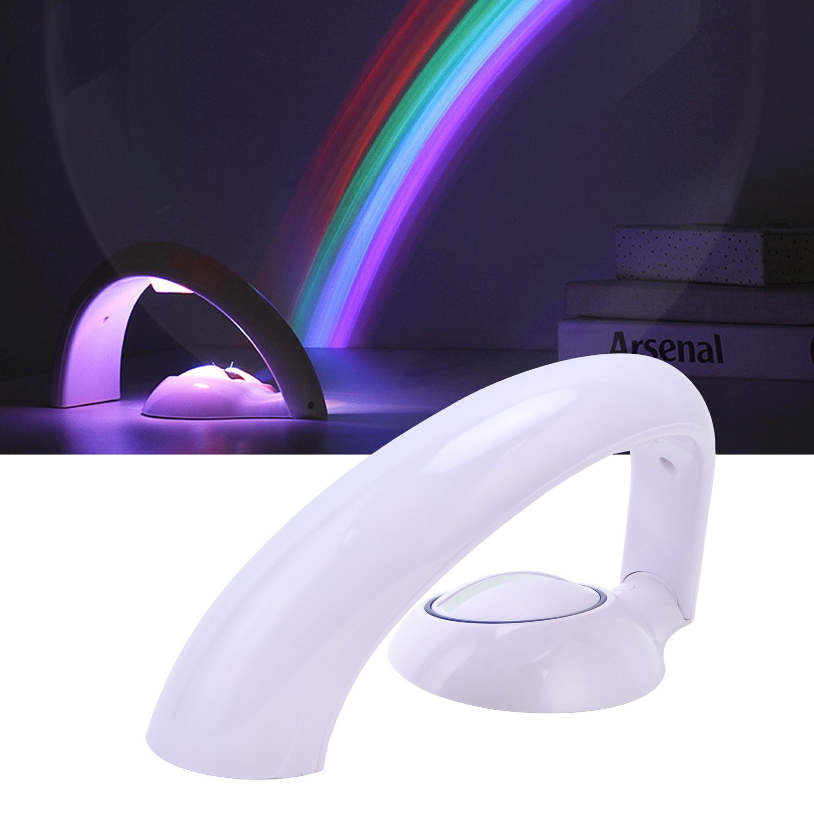Rainbow Projection Lamp Colorful ColorChanging USB Power Supply Projector view 11