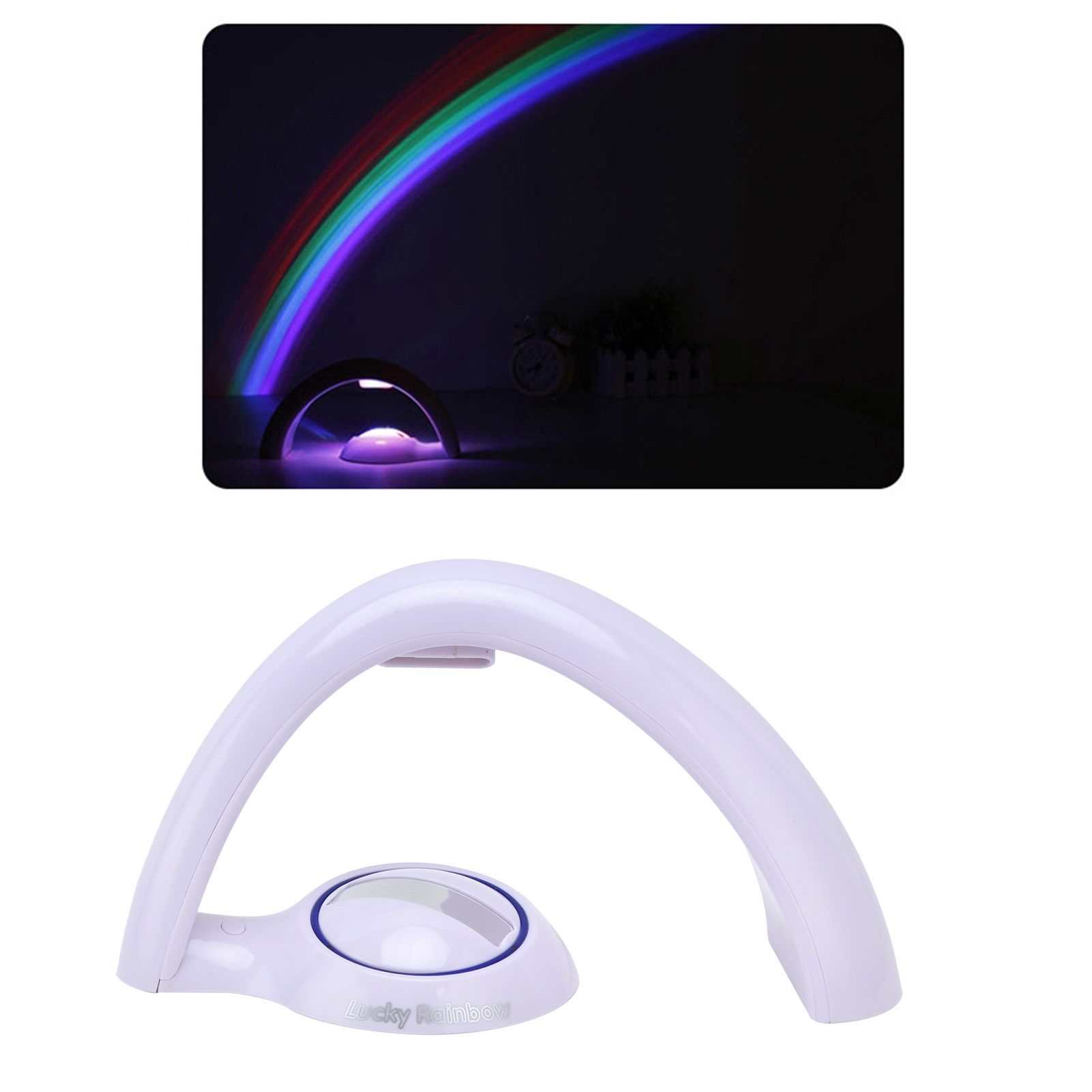 Rainbow Projection Lamp Colorful ColorChanging USB Power Supply Projector view 12