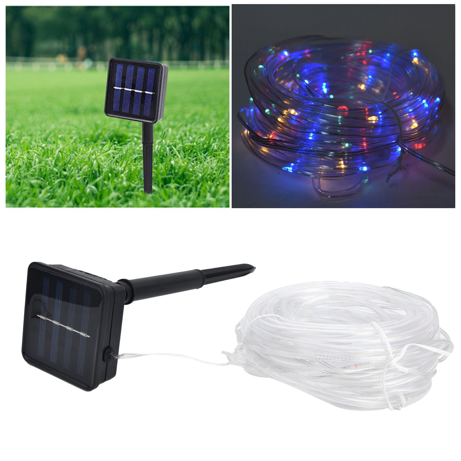 Solar String Light 8 Modes Environmental Protection Waterproof Outdoor view 12