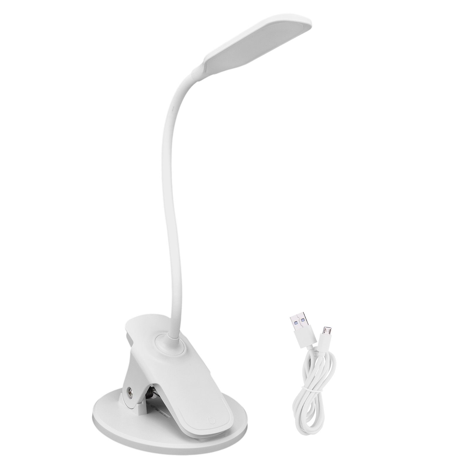 Intelligent Eye Caring Desk Lamp Folding Night Reading Lamp USB Powered Clip