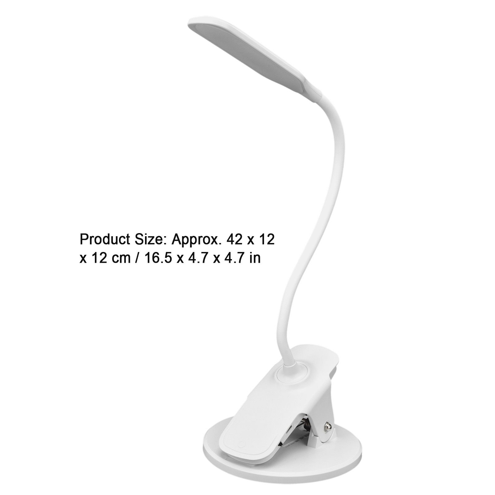 Intelligent Eye Caring Desk Lamp Folding Night Reading Lamp USB Powered Clip view 15