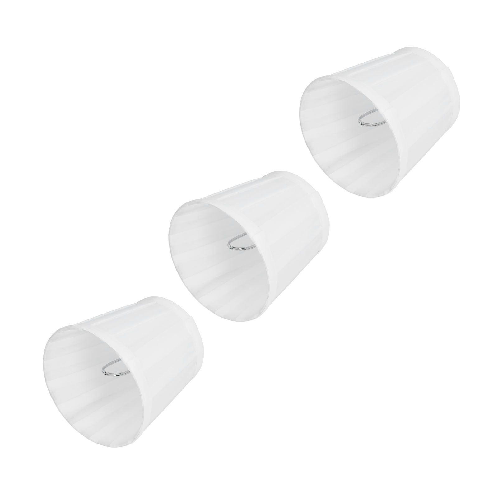 3PCS Cloth Lampshade E14 Clip On Fabric Lamp Cover for Chandelier Wall Lamp view 4
