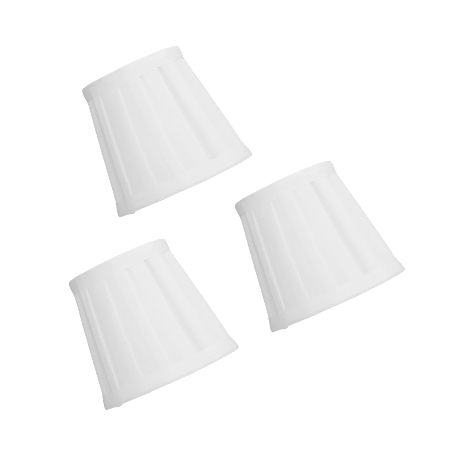3PCS Cloth Lampshade E14 Clip On Fabric Lamp Cover for Chandelier Wall Lamp view 10