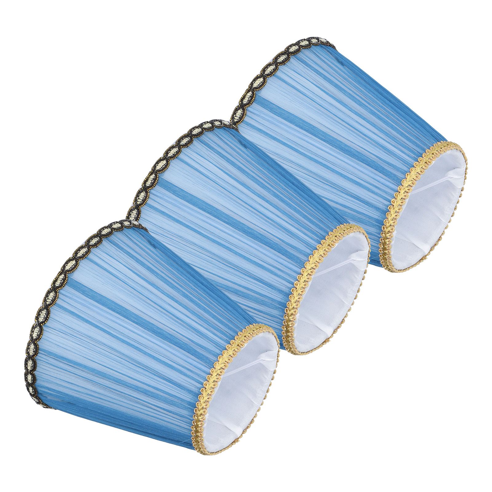 3PCS Cloth Lamp Shade E14 ClipOn Lampshade for Candle Chandelier Wall Lamp view 3