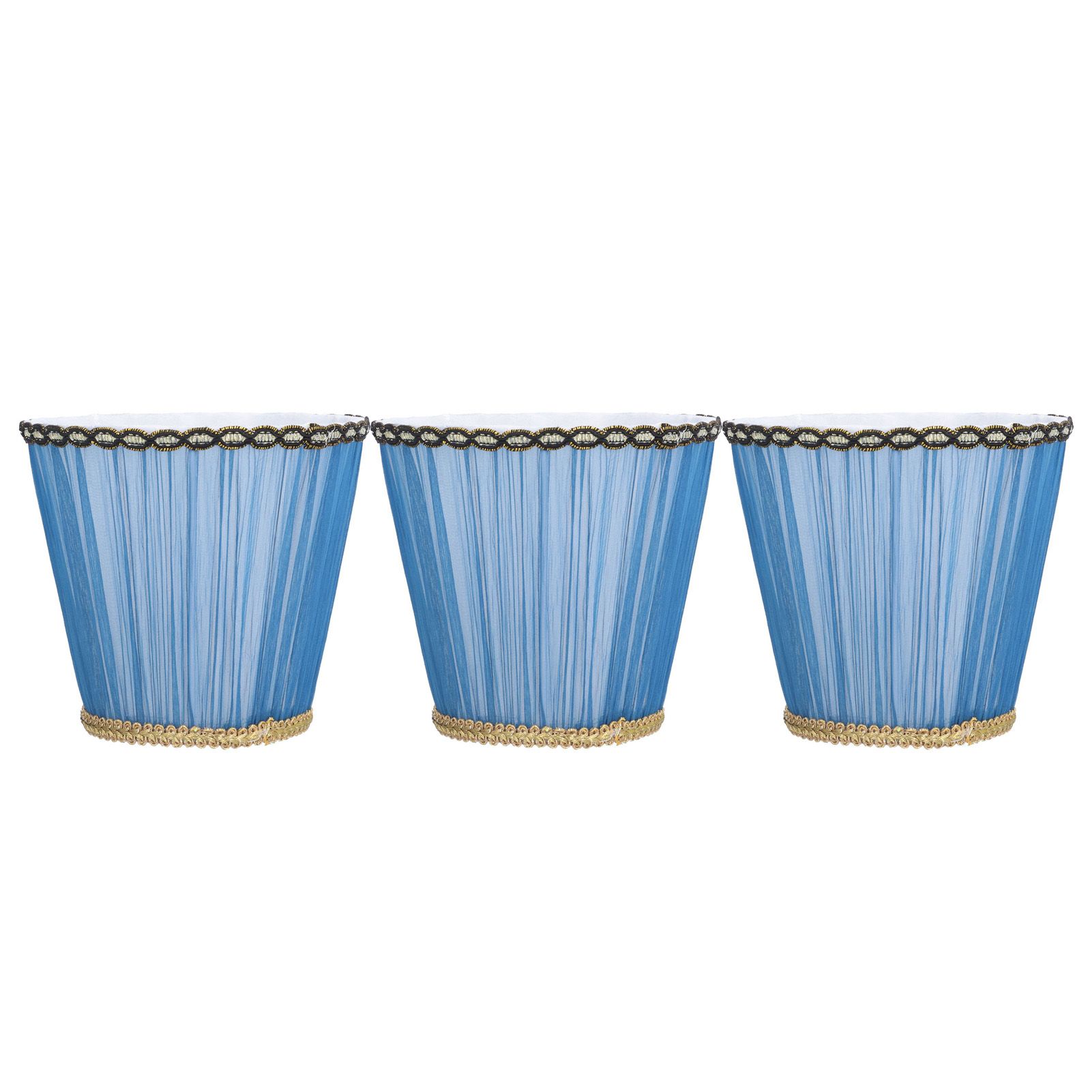 3PCS Cloth Lamp Shade E14 ClipOn Lampshade for Candle Chandelier Wall Lamp view 9