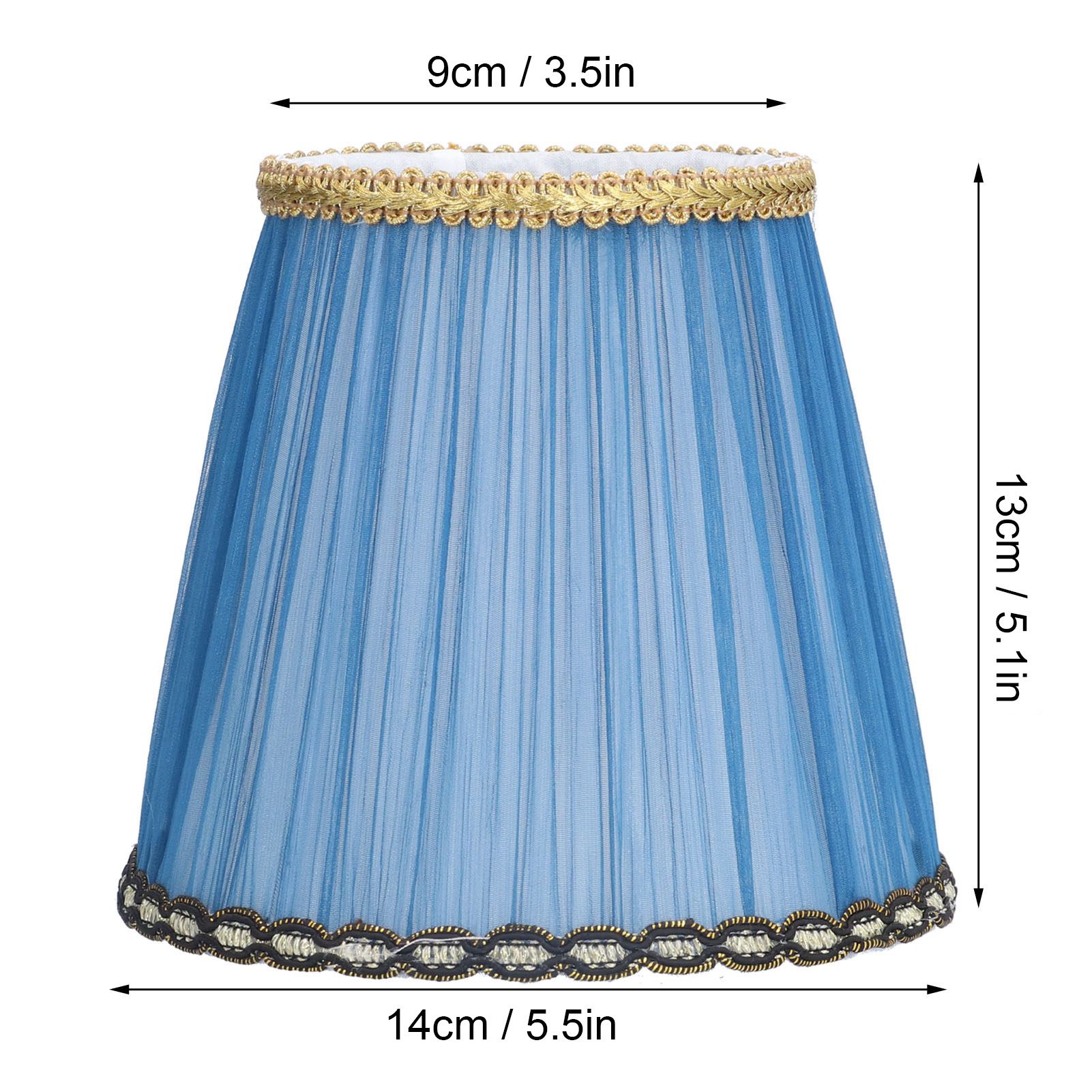 3PCS Cloth Lamp Shade E14 ClipOn Lampshade for Candle Chandelier Wall Lamp view 14