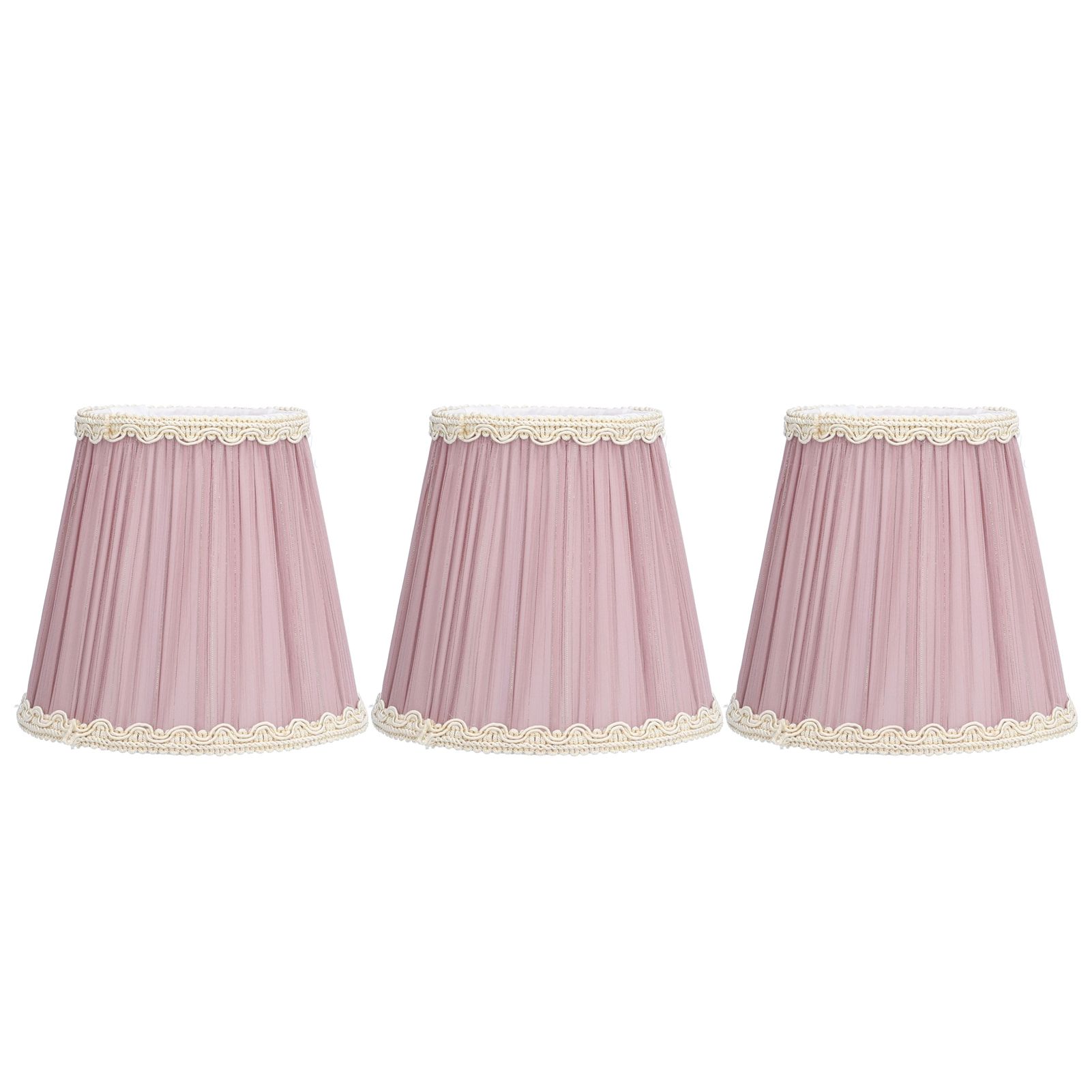 3PCS Cloth Lamp Shade E14 ClipOn Lampshade for Candle Chandelier Wall Lamp view 8
