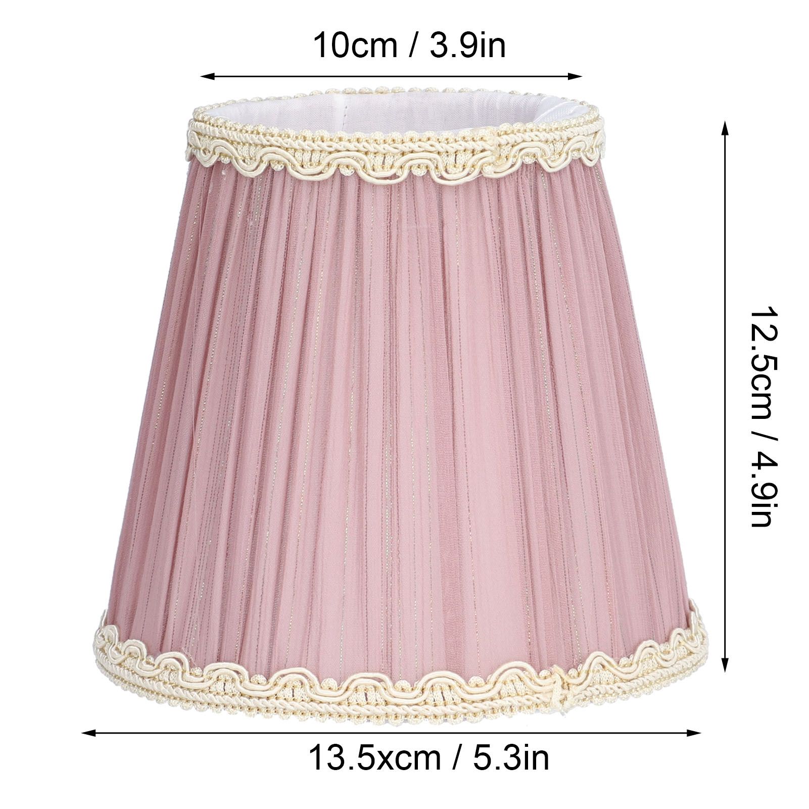 3PCS Cloth Lamp Shade E14 ClipOn Lampshade for Candle Chandelier Wall Lamp view 13