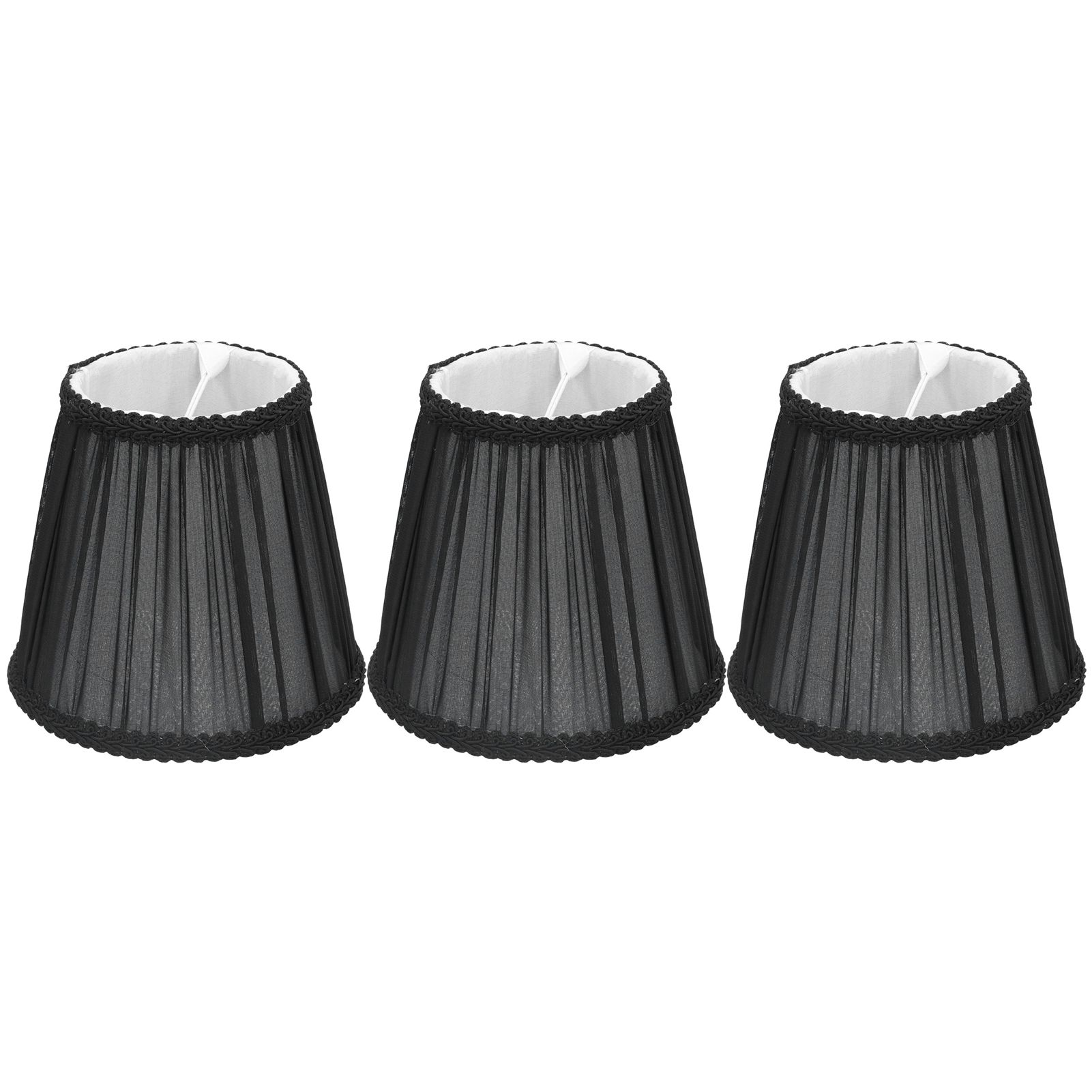 3PCS E14 ClipOn Cloth Lamp Shade Modern Fabric Lampshade Table Light Cover for view 6