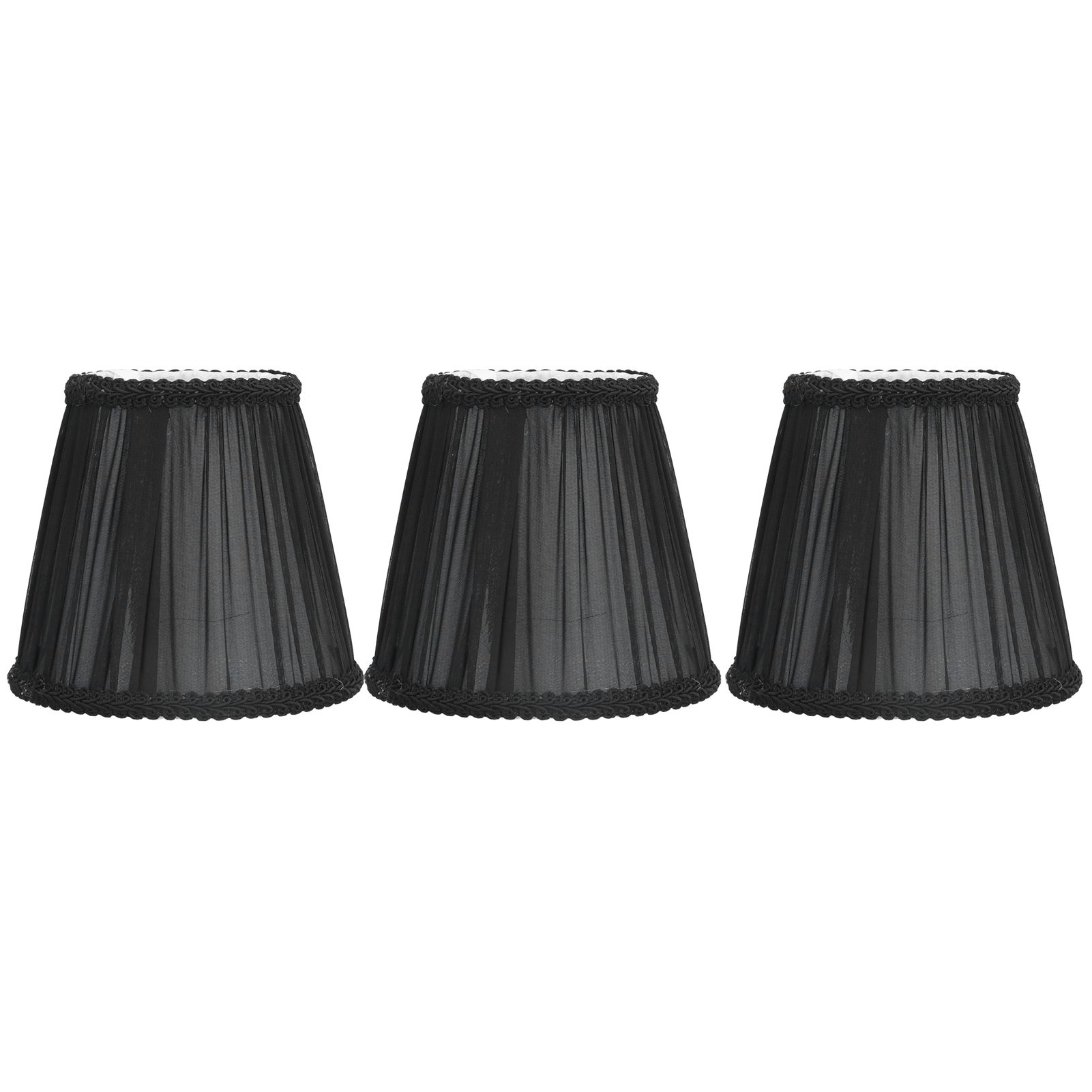 3PCS E14 ClipOn Cloth Lamp Shade Modern Fabric Lampshade Table Light Cover for view 8