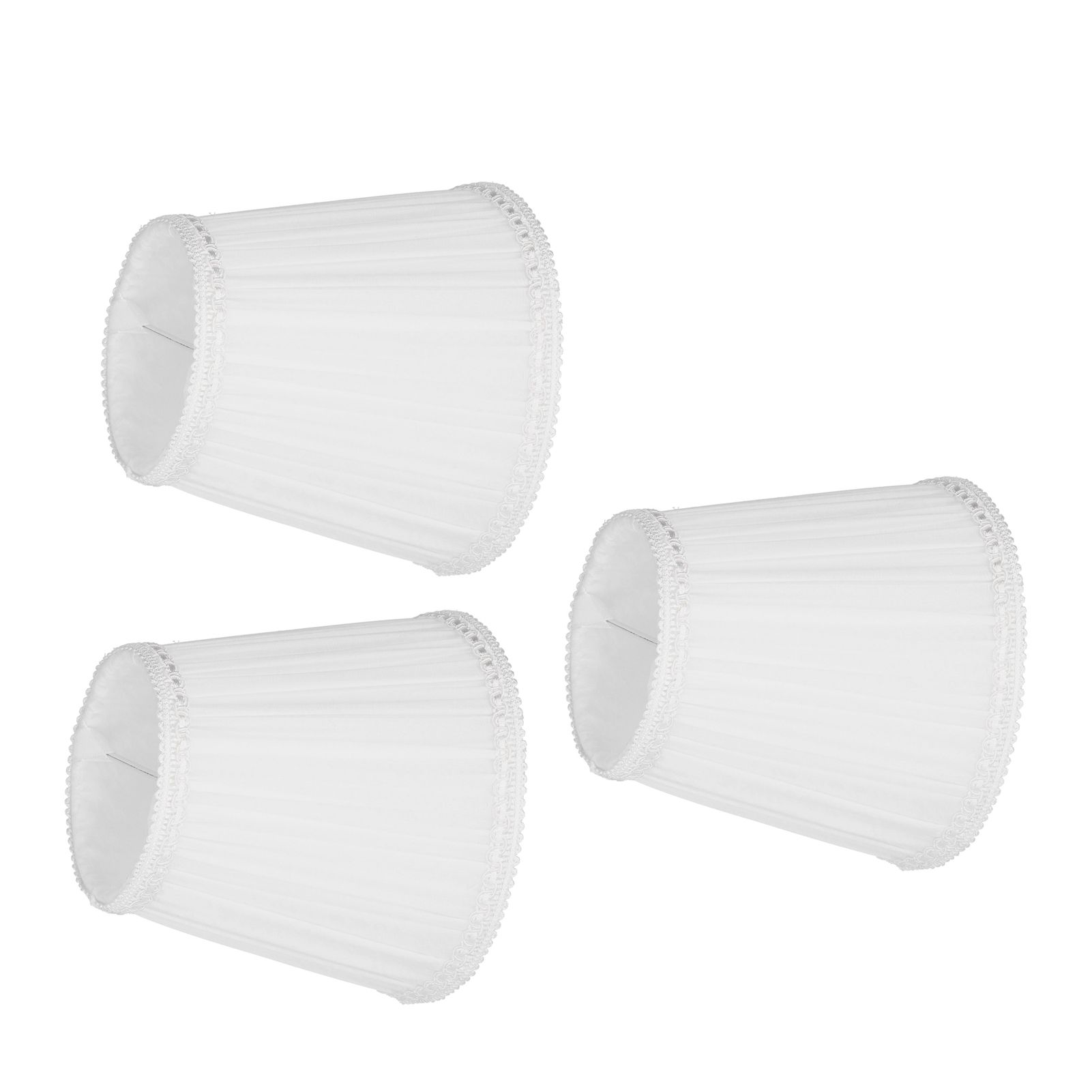 3PCS E14 ClipOn Cloth Lamp Shade Modern Fabric Lampshade Table Light Cover for view 2