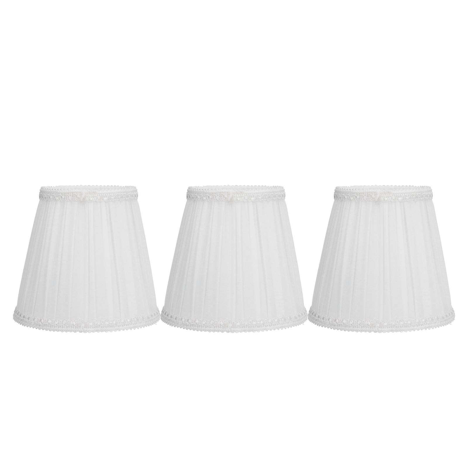 3PCS E14 ClipOn Cloth Lamp Shade Modern Fabric Lampshade Table Light Cover for view 8